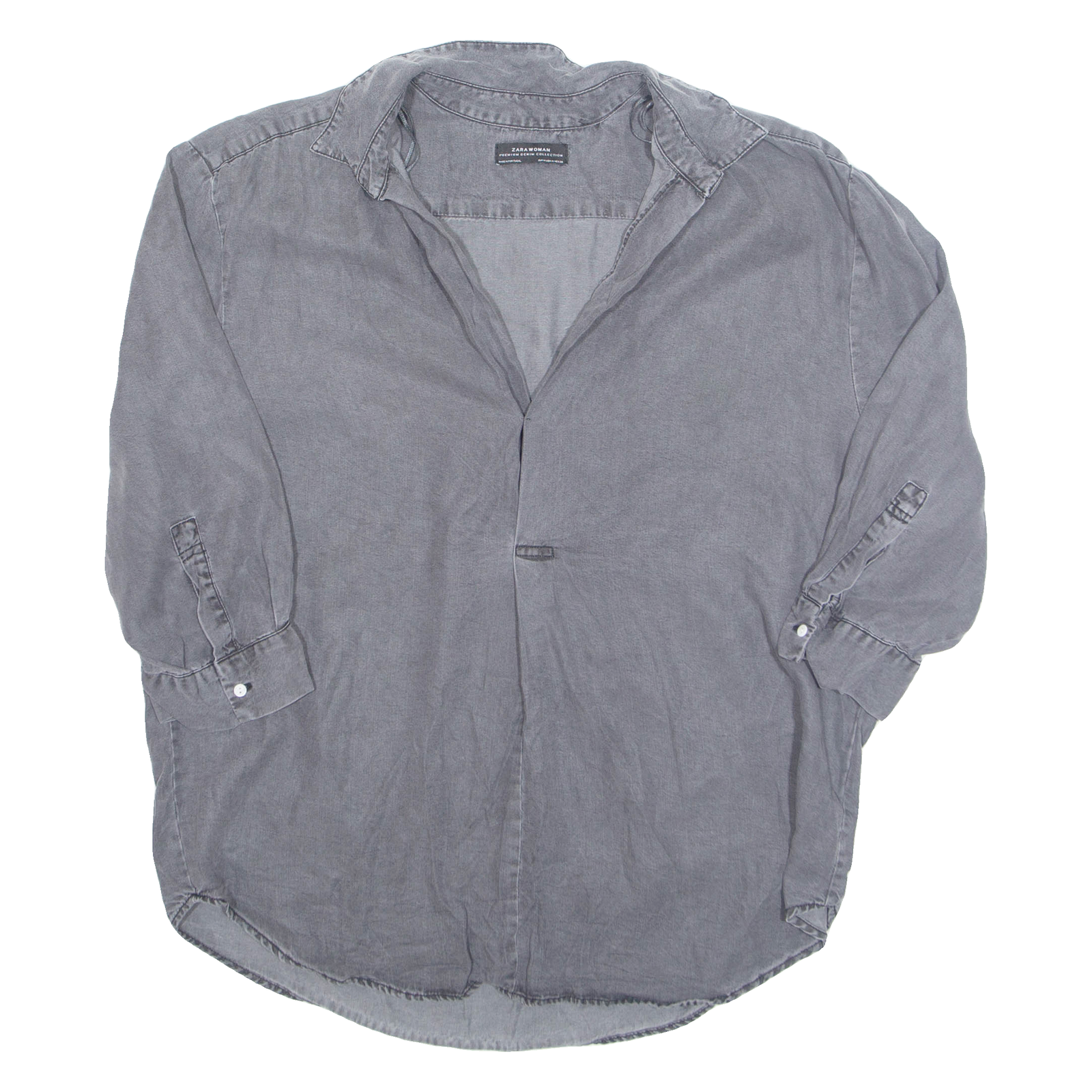 Buy ZARA Womens Blouse Grey Collared M Refurbished - $16.89 ZARA Womens Blouse Grey Collared M Refurbished - N/A refurbished available on Cerqular