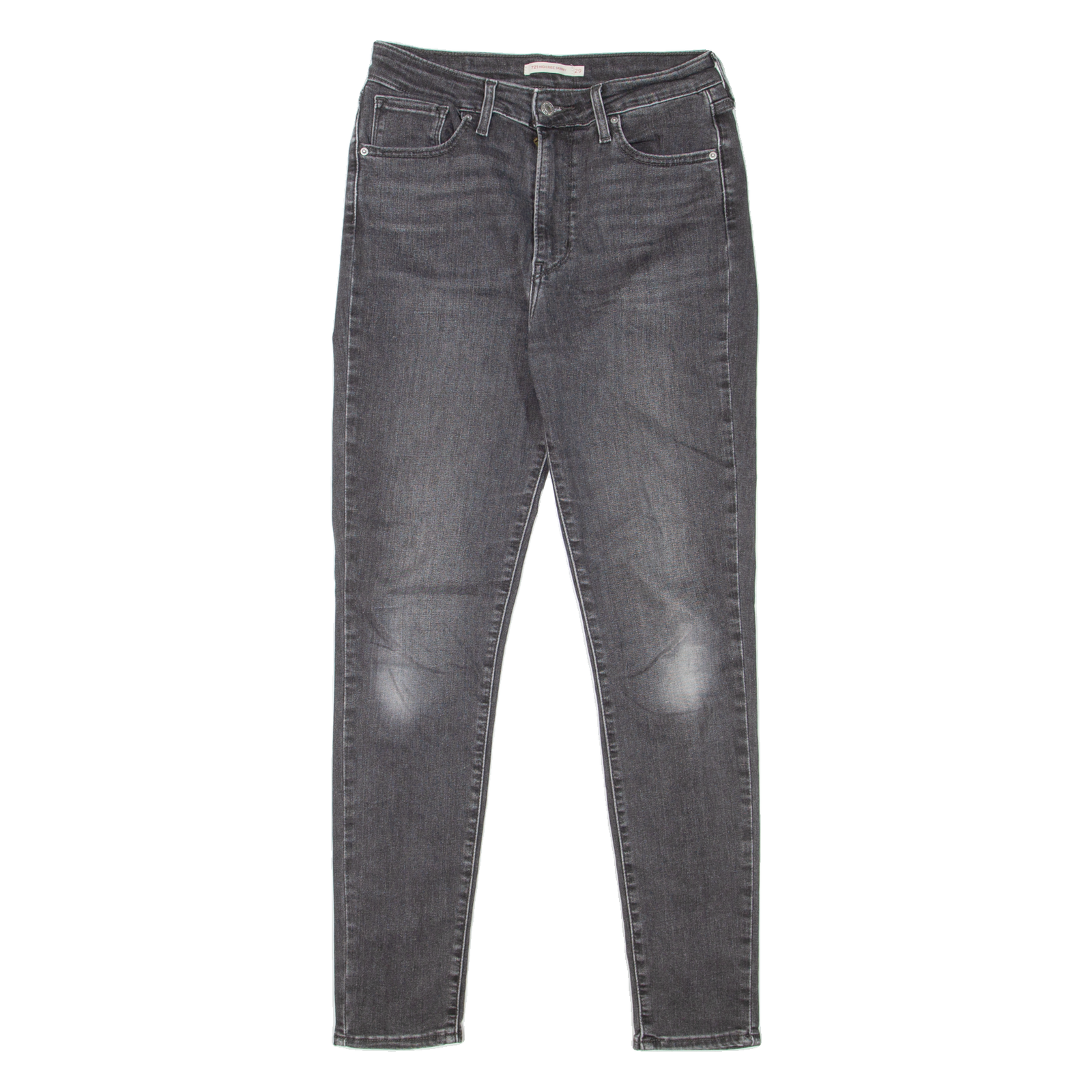 LEVI'S 721 High Rise Womens Jeans Black Slim Skinny Stone Wash W29 L30 Refurbished - N/A refurbished available on Cerqular