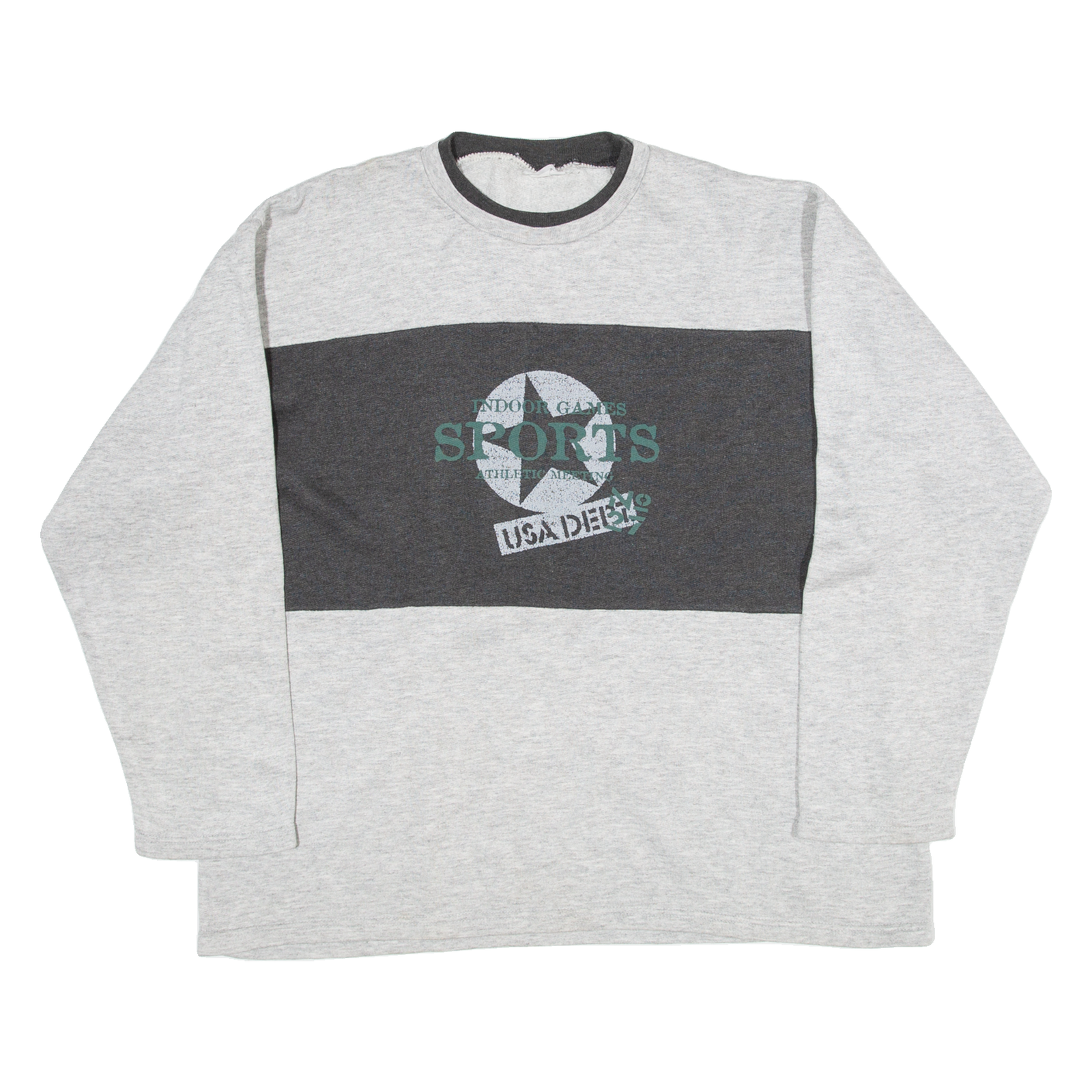 Buy Indoor Game Sports Athletic Meeting Mens Sweatshirt Grey USA XL Refurbished - $14.03 Indoor Game Sports Athletic Meeting Mens Sweatshirt Grey USA XL Refurbished - N/A refurbished available on Cerqular