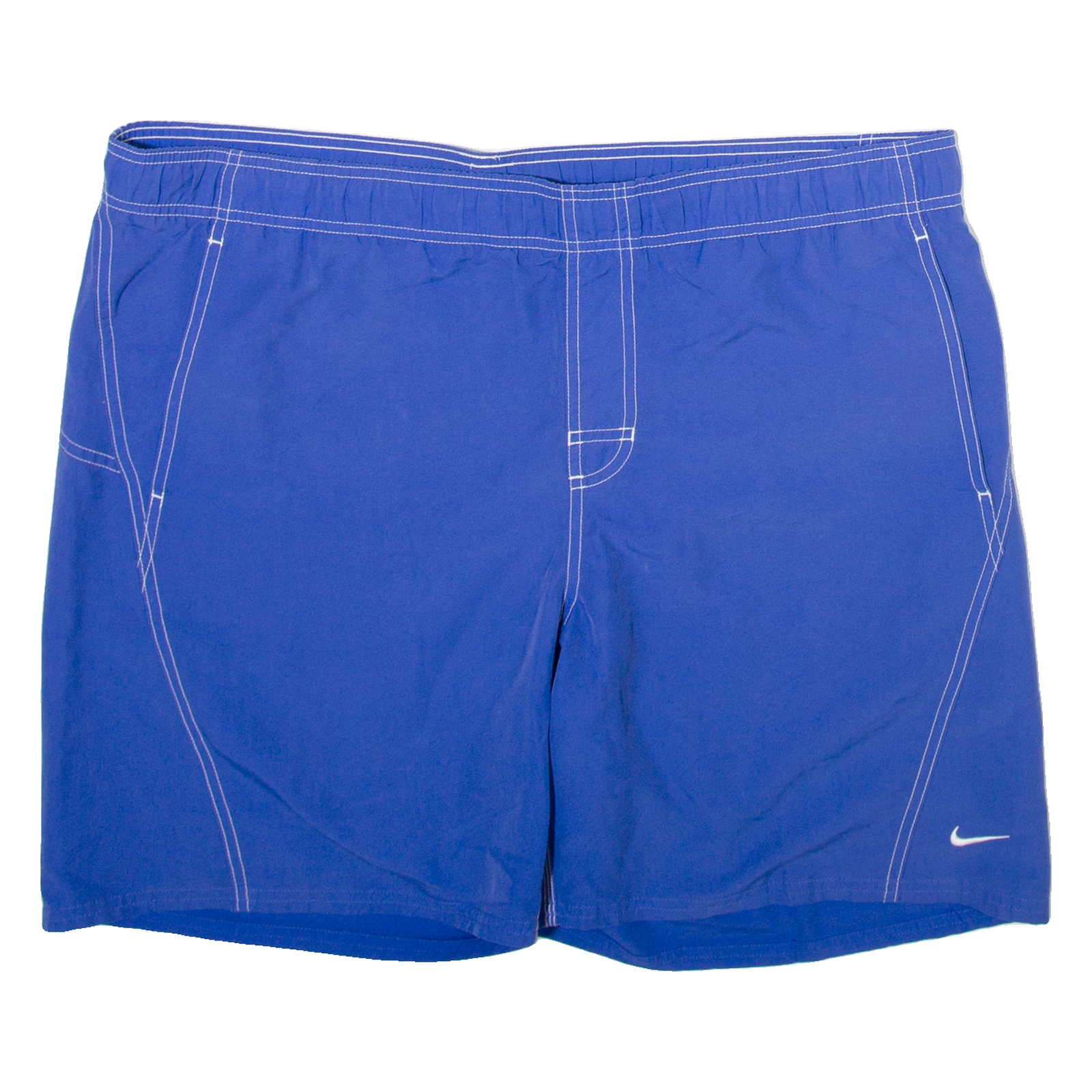 NIKE Mens Swimming Shorts Blue Relaxed XL W40 Refurbished - N/A refurbished available on Cerqular