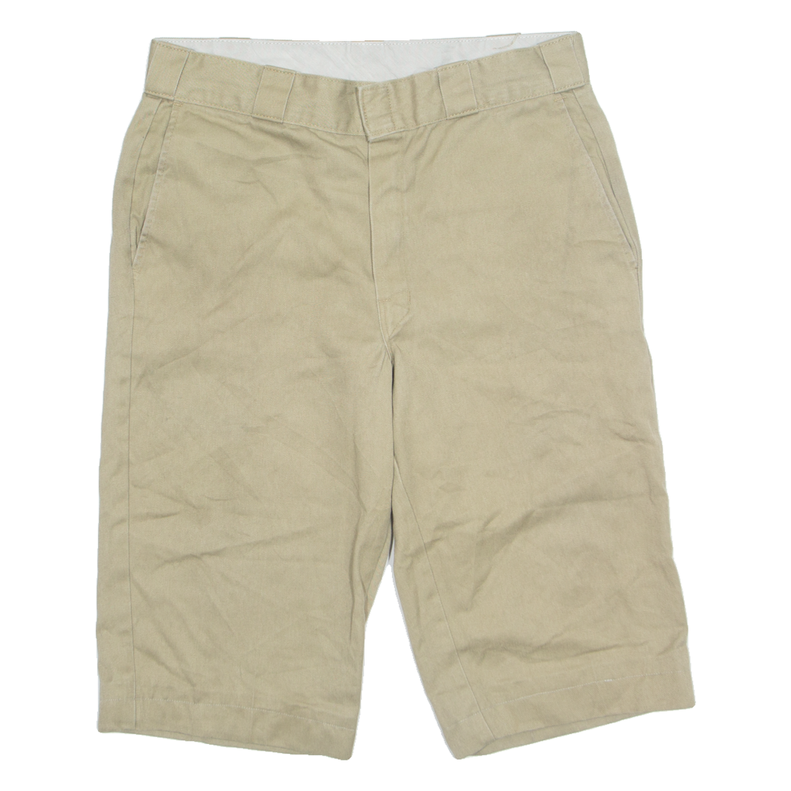 DICKIES Mens Chino Shorts Beige Classic M W32 Refurbished - N/A refurbished available on Cerqular