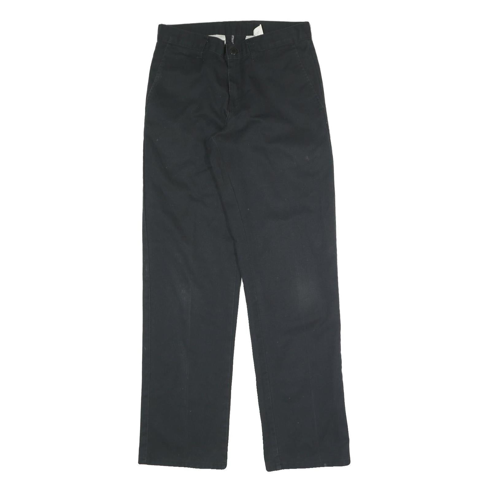 Buy DICKIES Mens Cotton Black Regular Straight Trousers W28 L30 Classic Zip Closure Refurbished - $42.89 DICKIES Mens Cotton Black Regular Straight Trousers W28 L30 Classic Zip Closure Refurbished - N/A refurbished available on Cerqular