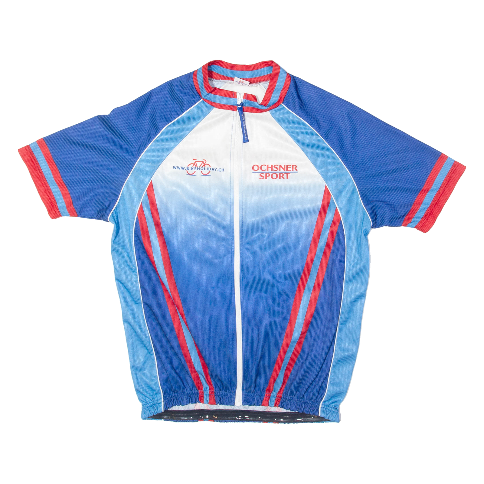 OCHSNER SPORT Full Zip Cycling Mens Jersey Blue L Refurbished - N/A refurbished available on Cerqular