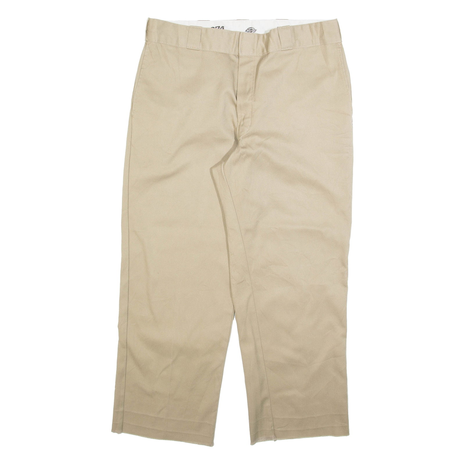 DICKIES Mens Trousers Beige Regular Straight W36 L26 Refurbished - N/A refurbished available on Cerqular
