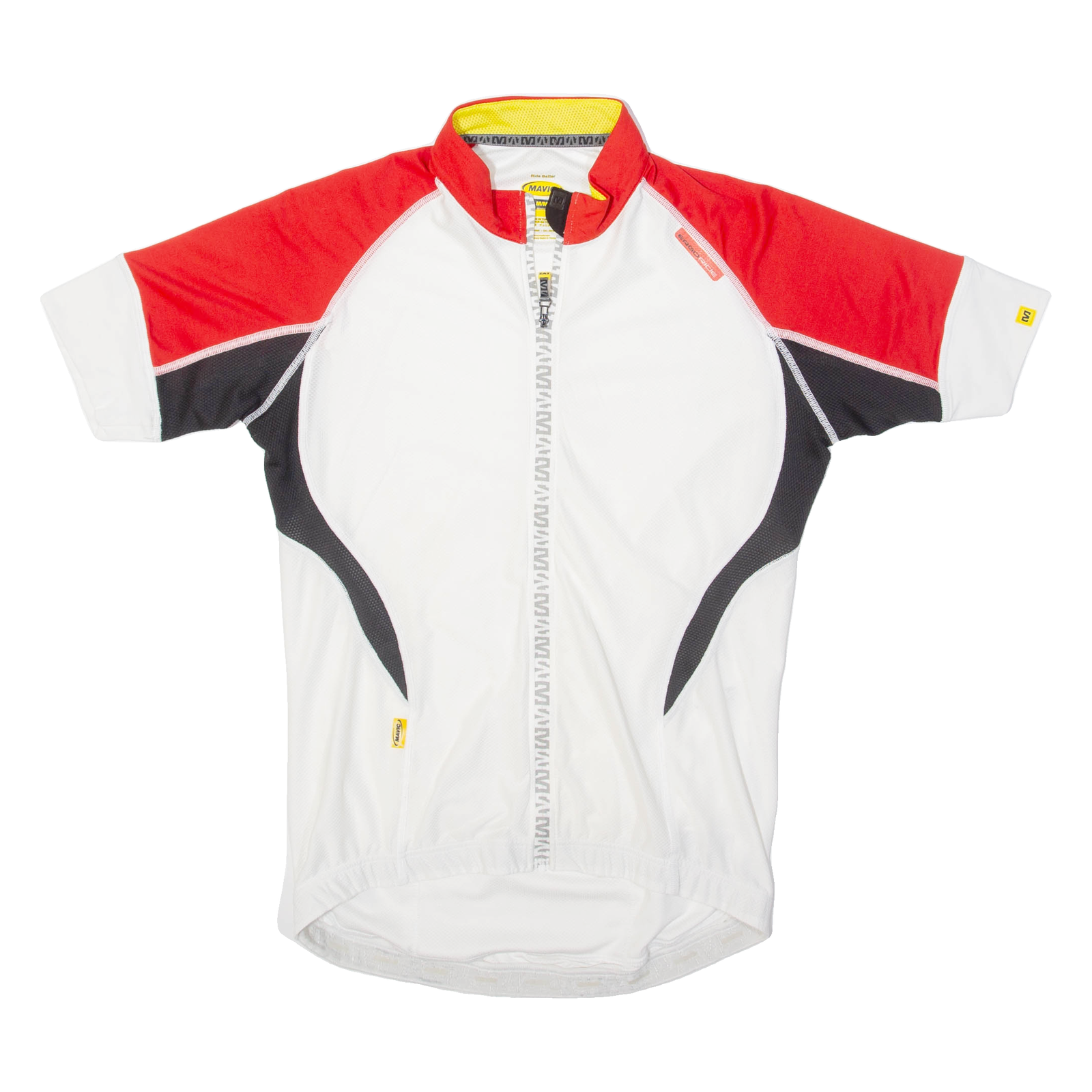 Full Zip Cycling Mens Jersey White M Refurbished - N/A refurbished available on Cerqular