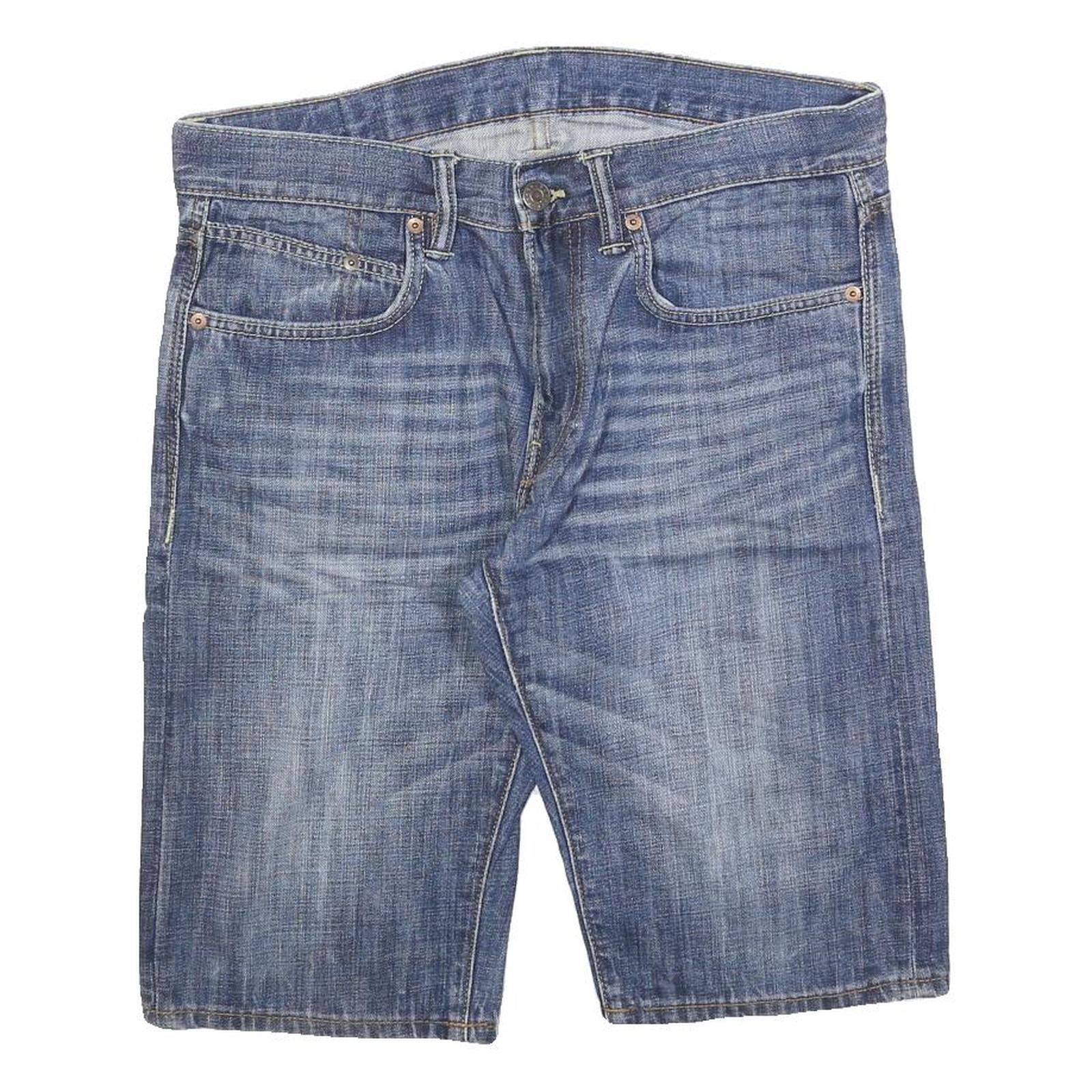 ESPRIT Mens Denim Blue Shorts M W34 Casual Cotton Blend Summer Refurbished - N/A refurbished available on Cerqular
