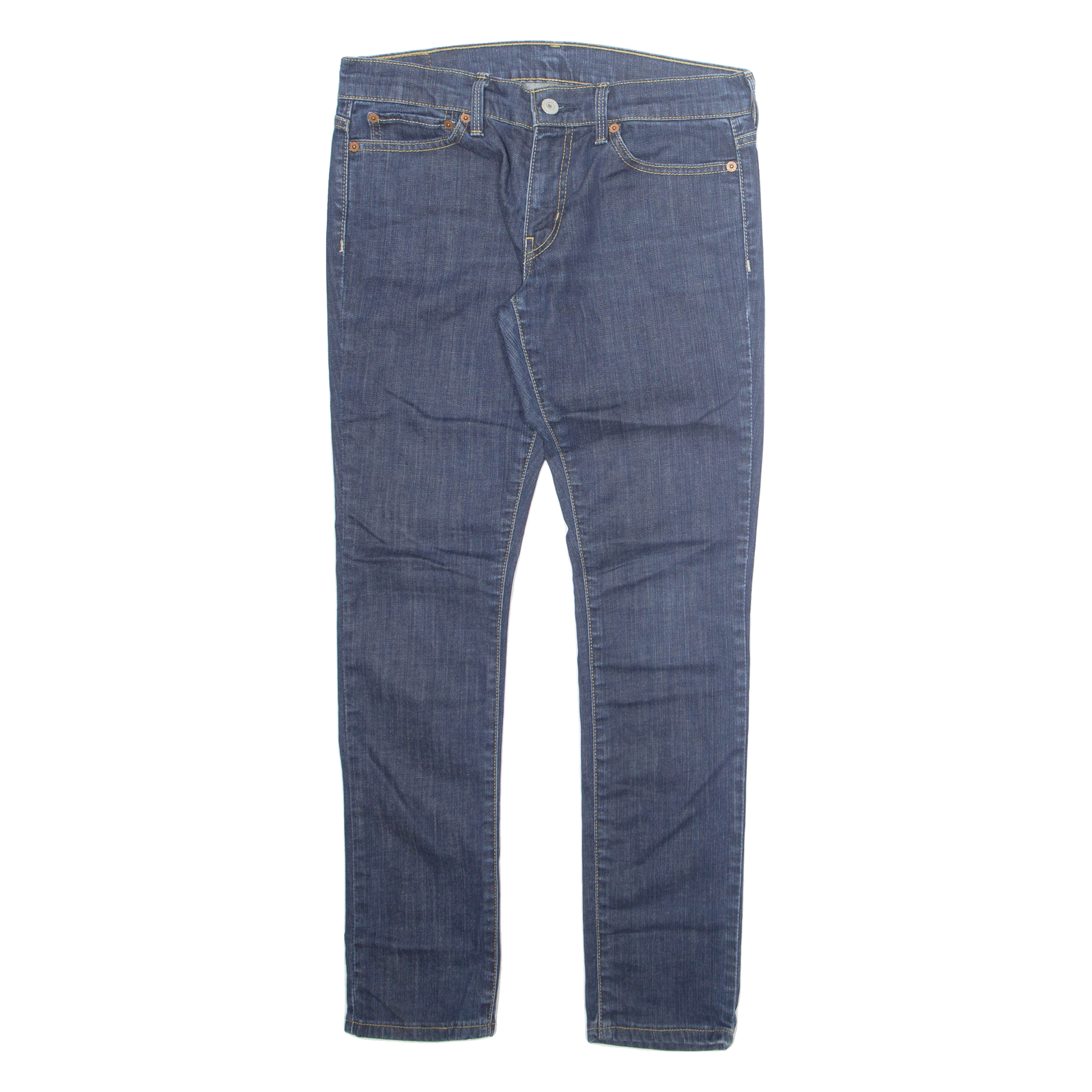 LEVI'S Womens Jeans Blue Regular Skinny W30 L29 Refurbished - N/A refurbished available on Cerqular