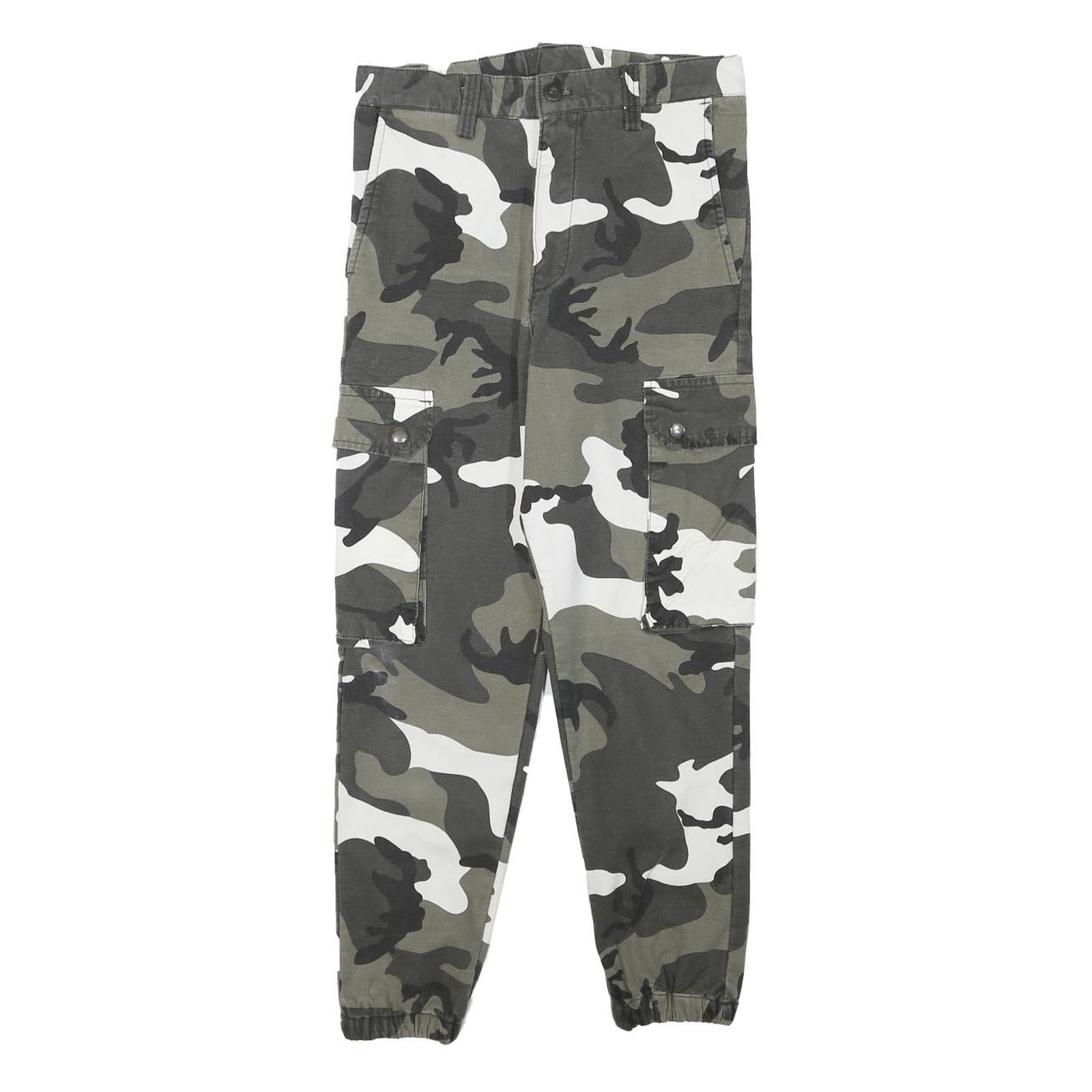 Womens Lined Relaxed Cotton Blend Camouflage Cargo Trousers W28 L25 Casual Refurbished - N/A refurbished available on Cerqular