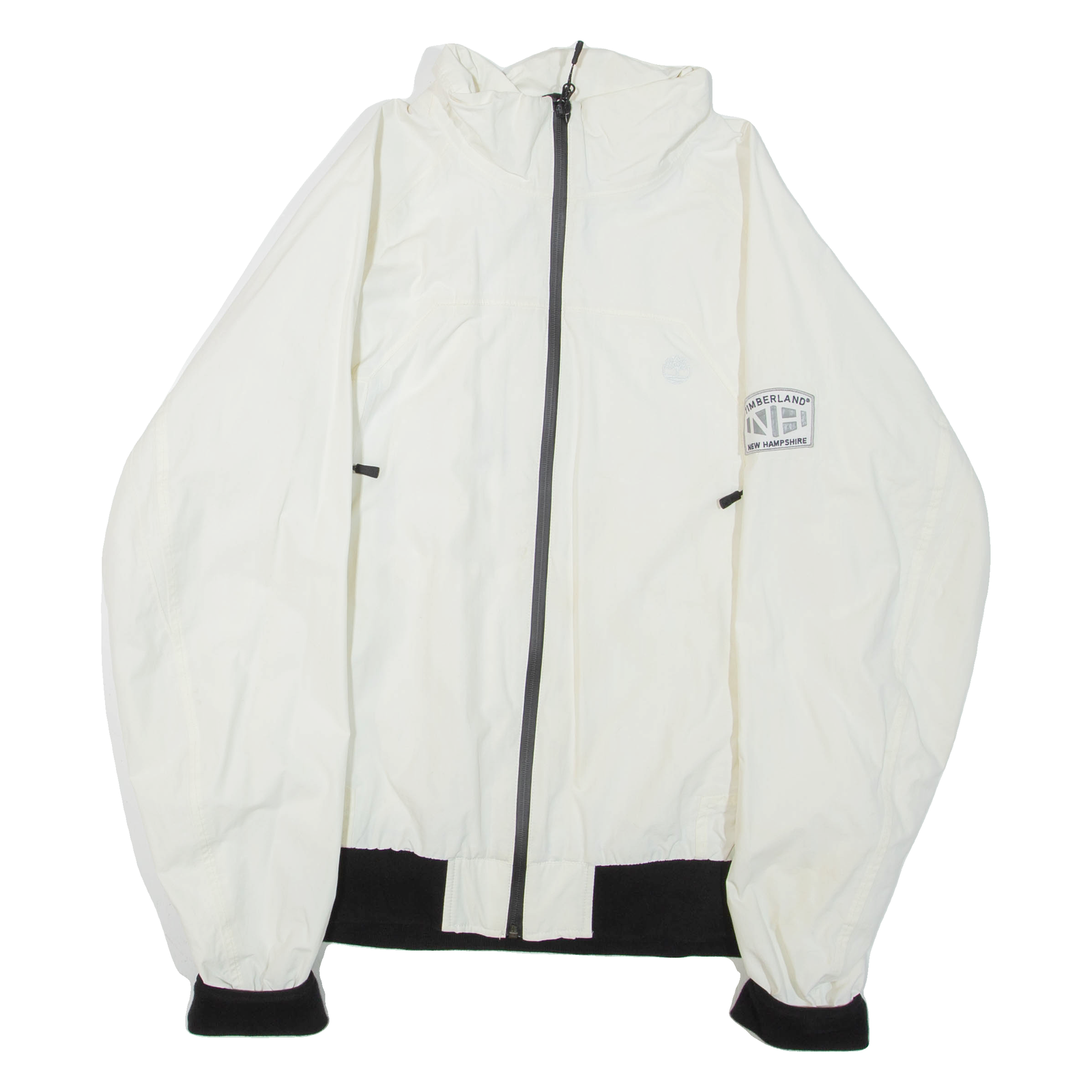 TIMBERLAND Mens Jacket White Nylon 2XL Refurbished - N/A refurbished available on Cerqular