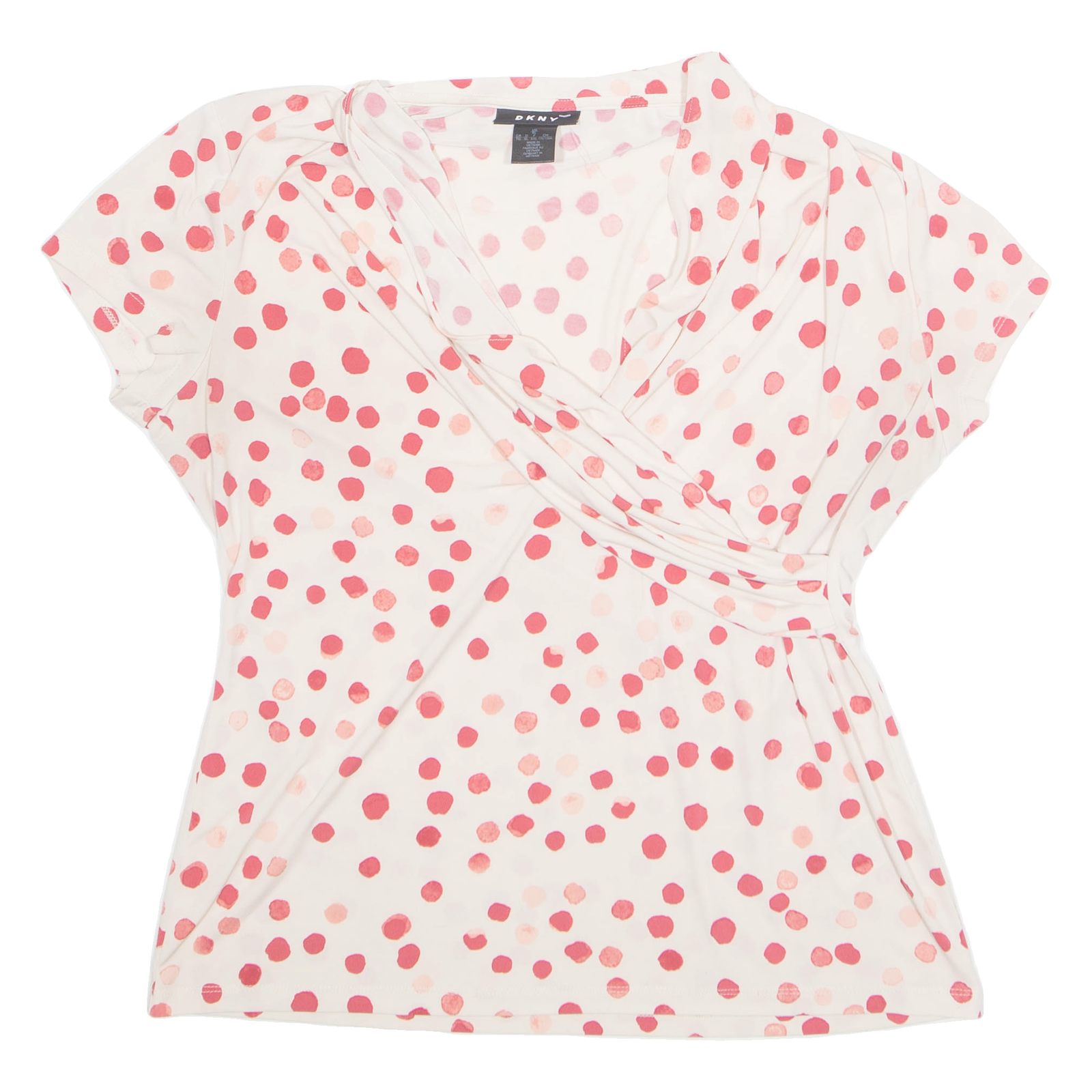 Buy DKNY Womens Printed Top Pink V-Neck Spotted XL Refurbished - $27.29 DKNY Womens Printed Top Pink V-Neck Spotted XL Refurbished - N/A refurbished available on Cerqular