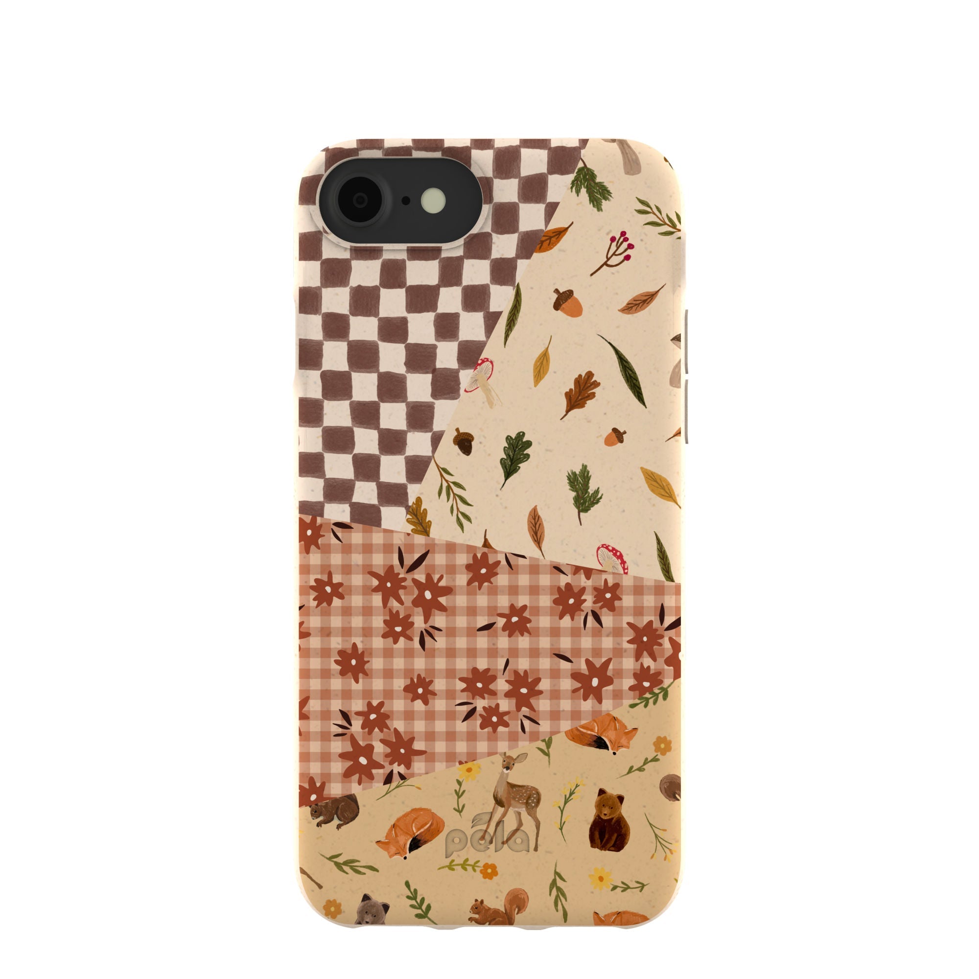 Seashell Autumn Quilt iPhone 6/6s/7/8/SE Case Refurbished - Pela Case refurbished available on Cerqular
