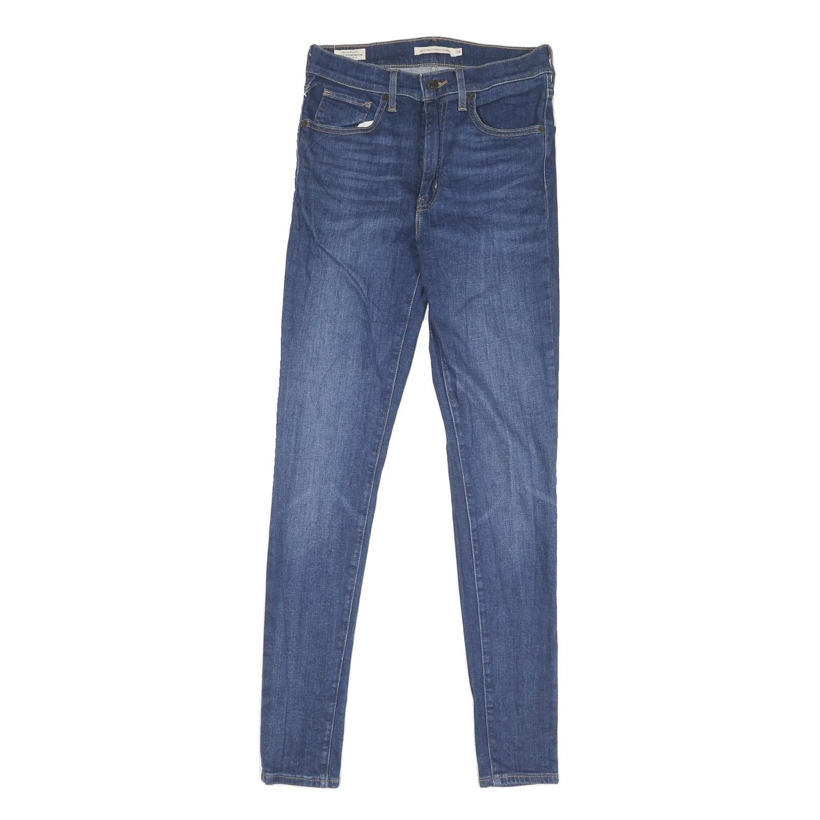 LEVI'S Womens Slim Fit Blue Skinny Denim Medium W28 L31 Zip Cotton Blend Jeans Refurbished - N/A refurbished available on Cerqular