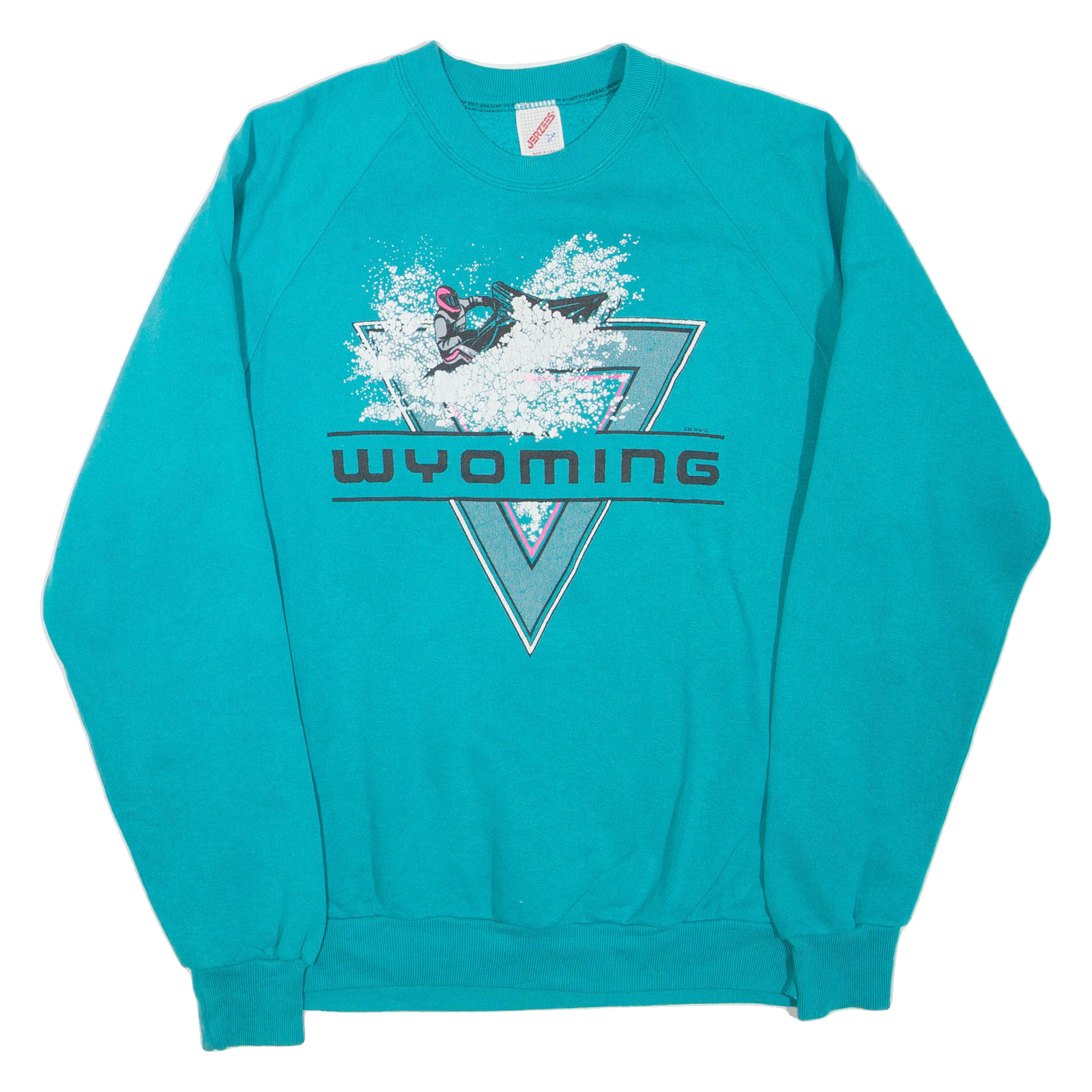 JERZEES Wyoming Womens Sweatshirt Blue Crew Neck L Refurbished - N/A refurbished available on Cerqular