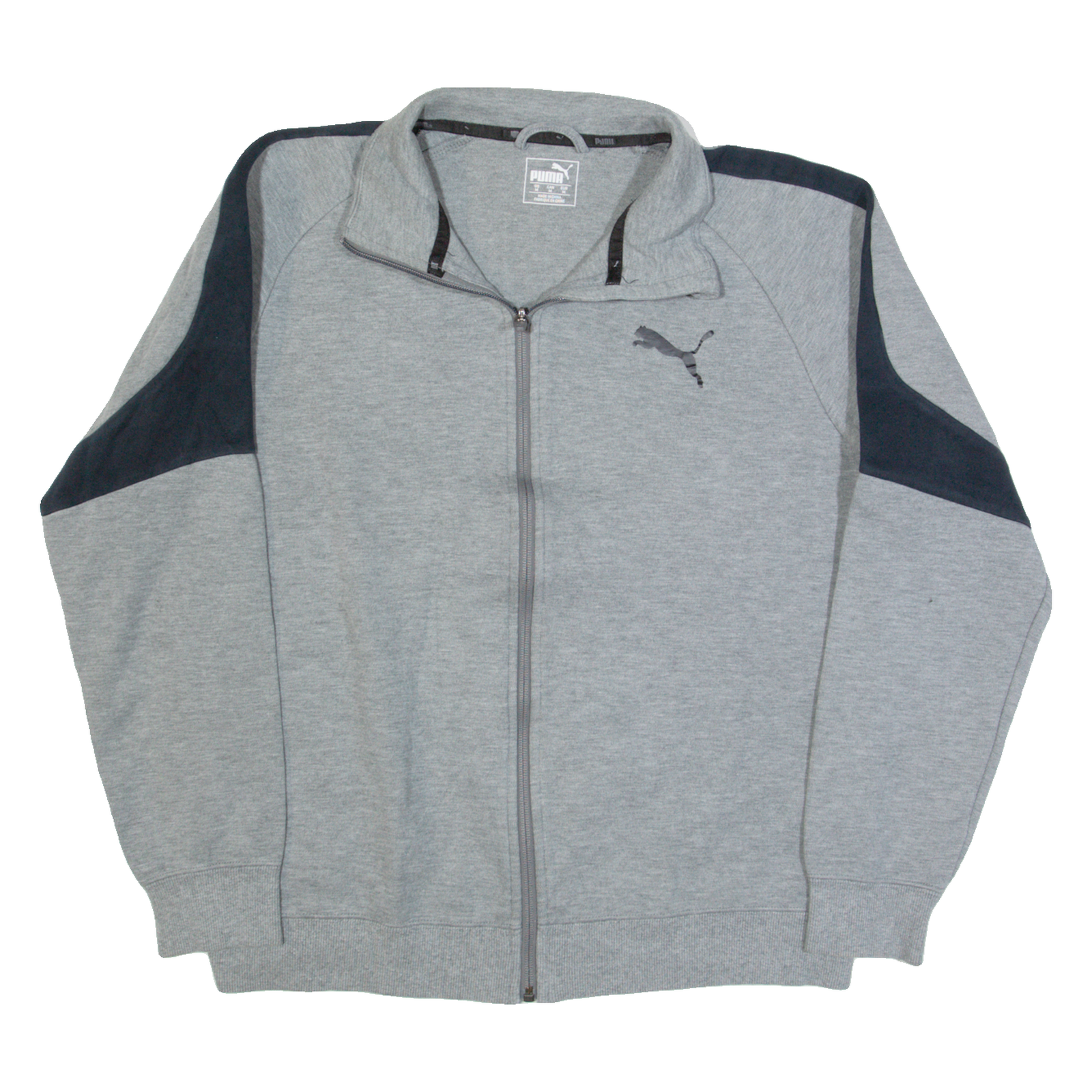 PUMA Mens Track Jacket Grey M Refurbished - N/A refurbished available on Cerqular