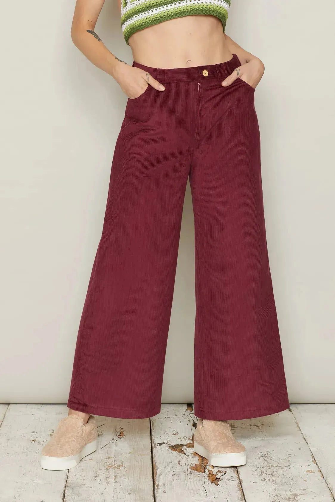 Funi Trousers (Burgundy) | size: XS Refurbished - N/A refurbished available on Cerqular