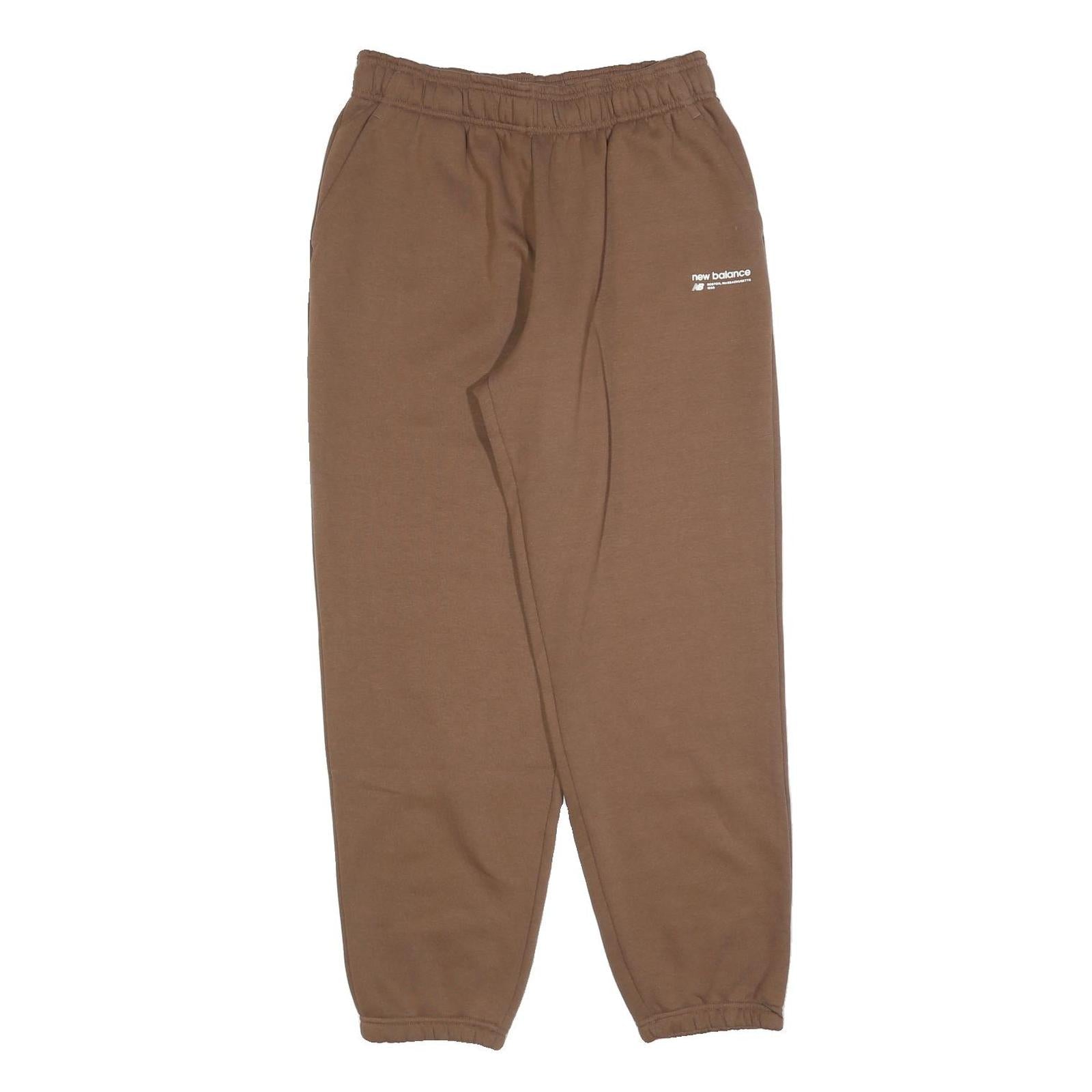 NEW BALANCE Womens Joggers Brown Slim Tapered M W28 L30 Casual Loungewear Refurbished - N/A refurbished available on Cerqular