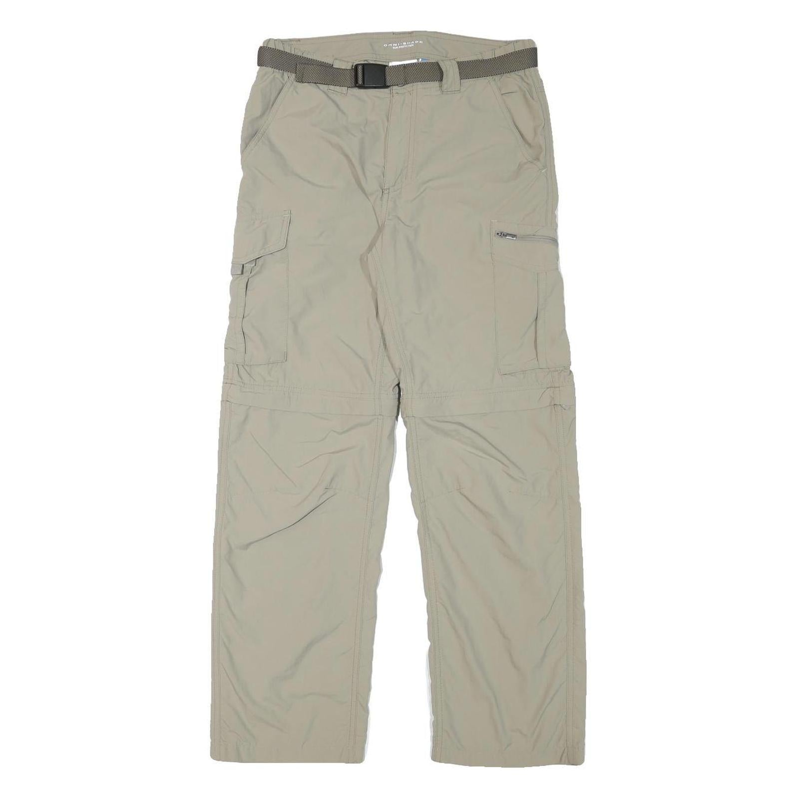 COLUMBIA Mens Polyester Blend Beige Regular Fit Straight Leg Trousers W28 L28 Refurbished - N/A refurbished available on Cerqular
