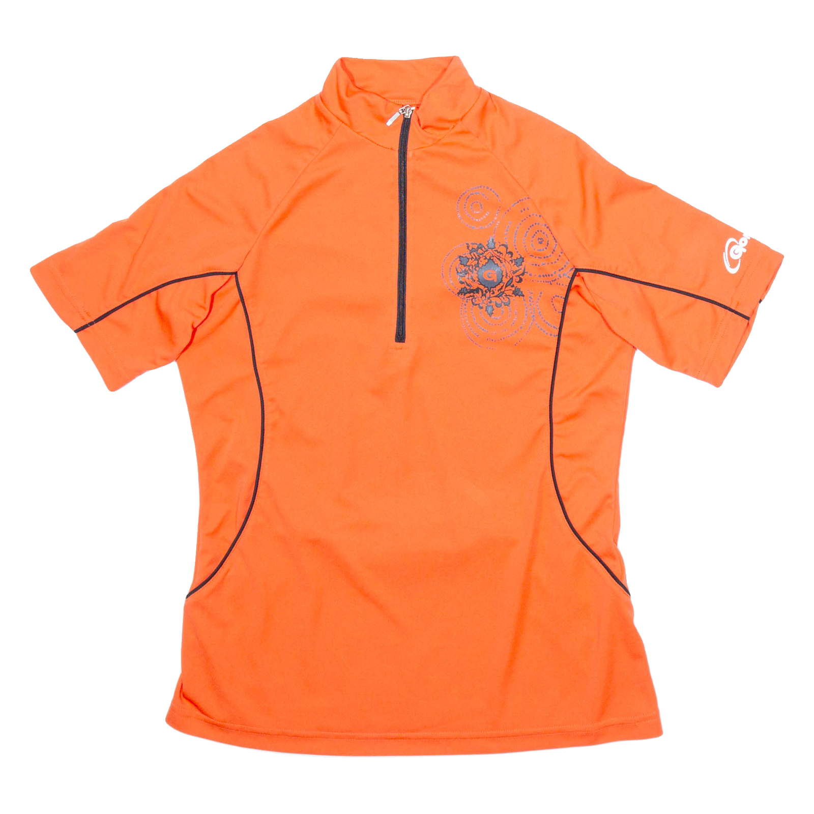 GONSO Cycling Womens Jersey Orange 1/4 Zip UK 12 Refurbished - N/A refurbished available on Cerqular