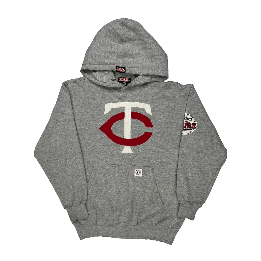 Buy Minnesota Twins Stitches Mlb Hoodie - Small Grey Cotton Refurbished - $46.89 Minnesota Twins Stitches Mlb Hoodie - Small Grey Cotton Refurbished - Thrifted (note: this is a term often used to describe second- refurbished available on Cerqular