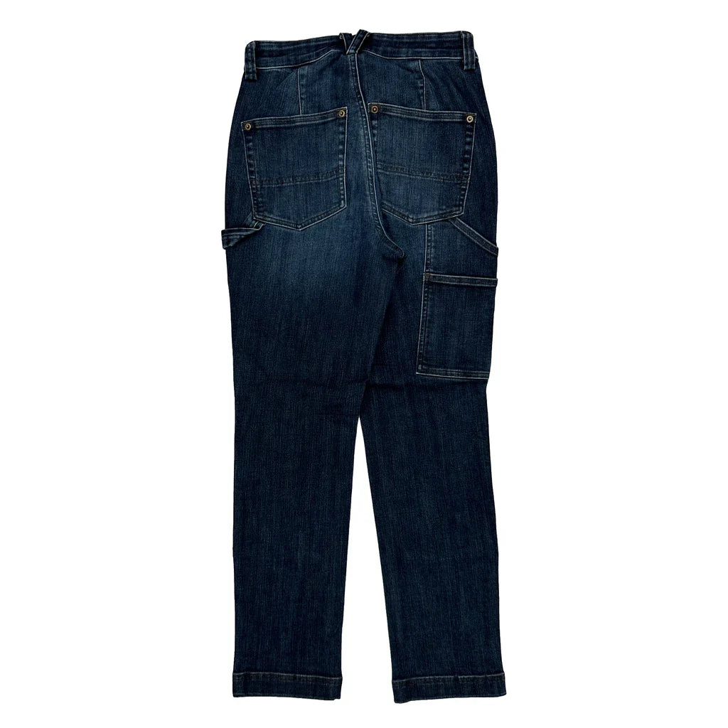 Duluth Carpenter Jeans - 28W UK 8 Dark Wash Denim Refurbished - Thrifted (note: this is a term often used to describe second- refurbished available on Cerqular