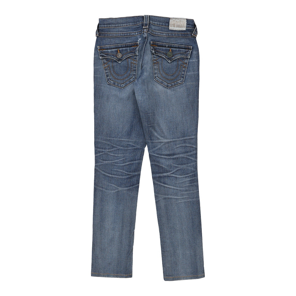 Buy Made in USA True Religion Jeans - 30W UK 8 Blue Cotton Refurbished - $25.31 Made in USA True Religion Jeans - 30W UK 8 Blue Cotton Refurbished - Thrifted (note: this is a term often used to describe second- refurbished available on Cerqular