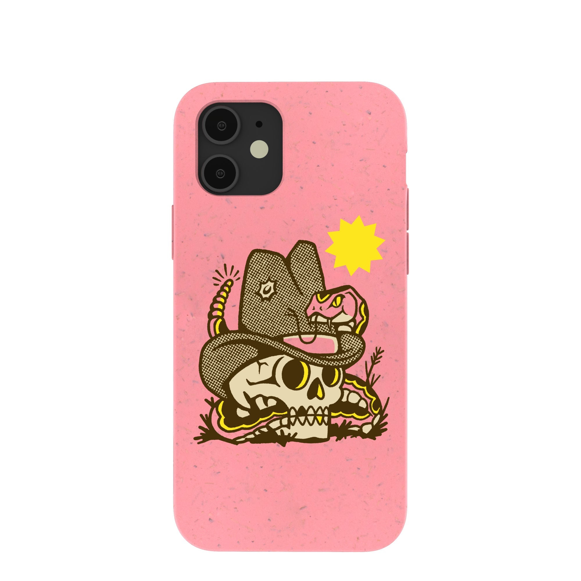 Bubblegum Pink Snakebite iPhone 12/ iPhone 12 Pro Case Refurbished - Pela Case refurbished available on Cerqular