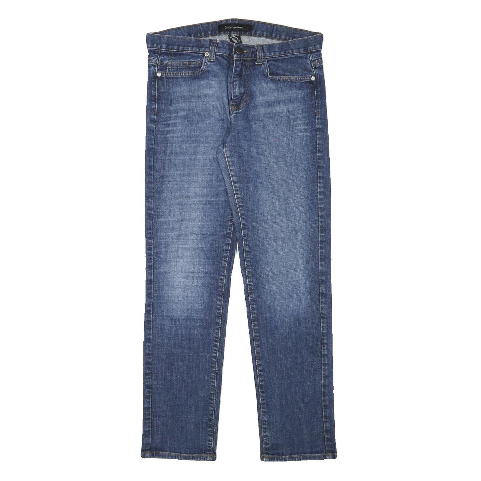 Buy CALVIN KLEIN JEANS Womens Blue Regular Straight Denim Medium W30 L28 Zip Closure Refurbished - $33.79 CALVIN KLEIN JEANS Womens Blue Regular Straight Denim Medium W30 L28 Zip Closure Refurbished - N/A refurbished available on Cerqular