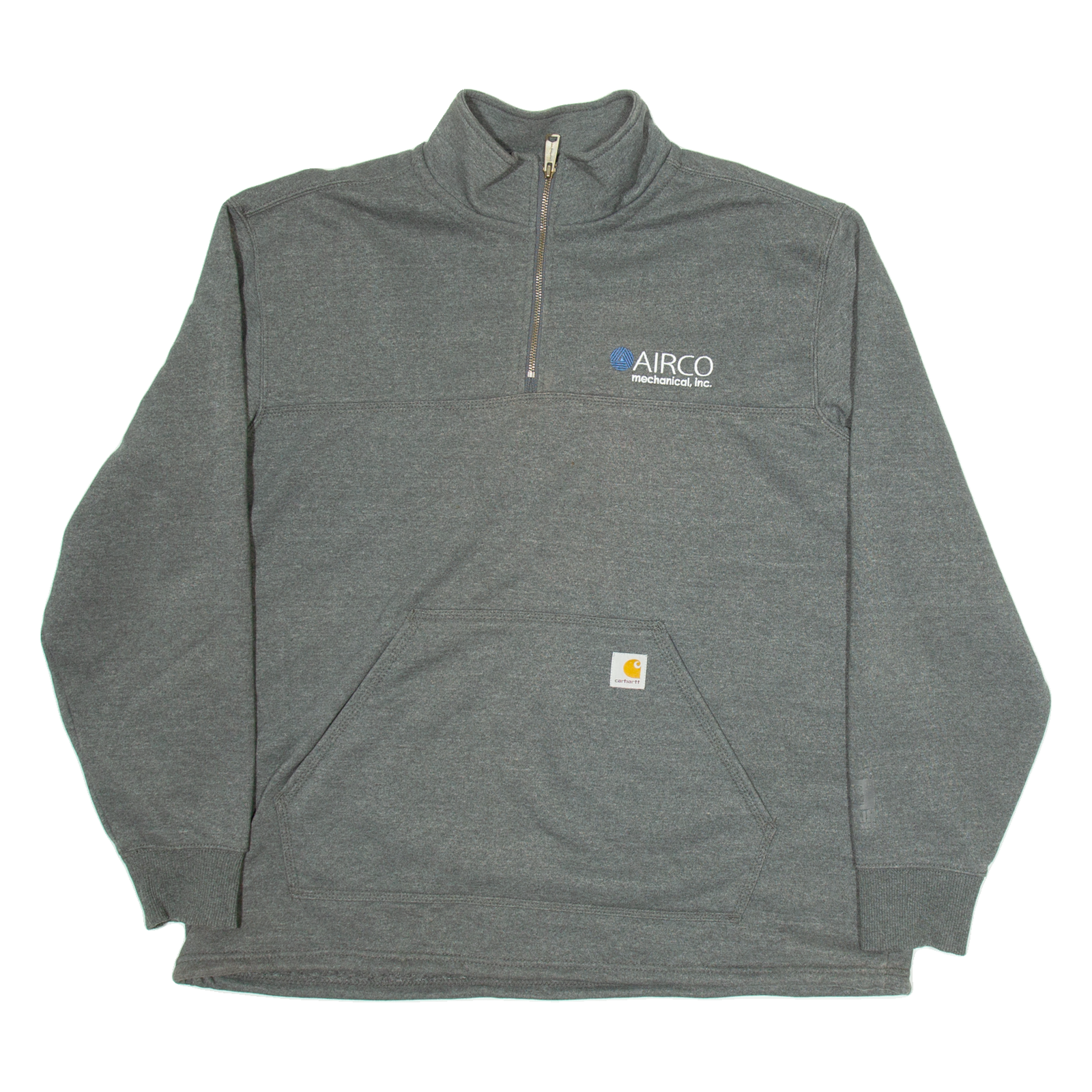 CARHARTT Airco Mechanical Mens Sweatshirt Grey 1/4 Zip XL Refurbished - N/A refurbished available on Cerqular