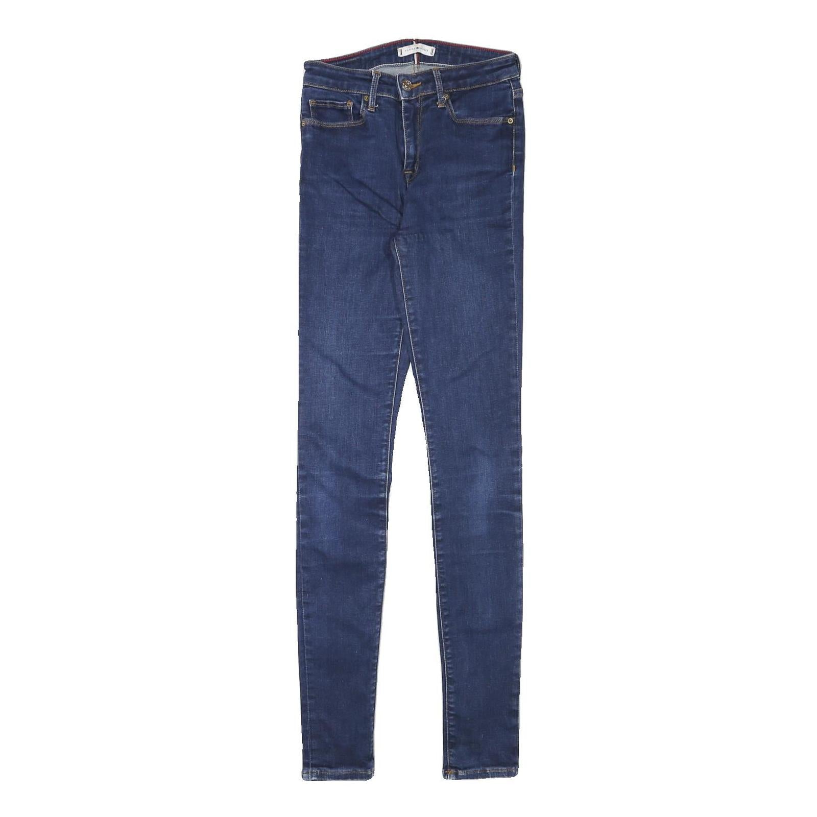 TOMMY HILFIGER Womens Jeans Blue Slim Skinny Denim Medium W22 L30 Stylish Refurbished - N/A refurbished available on Cerqular