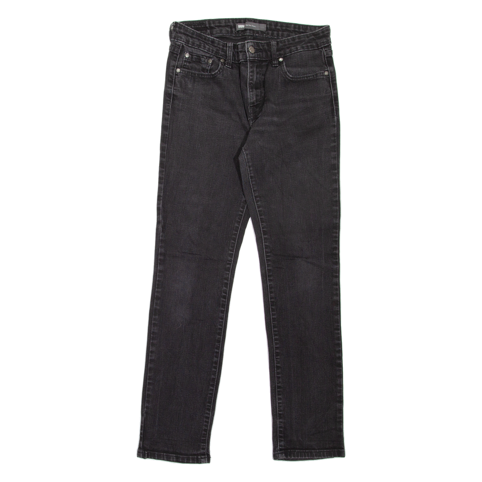 LEVI'S Mid Rise Womens Jeans Black Slim Skinny W30 L32 Refurbished - N/A refurbished available on Cerqular