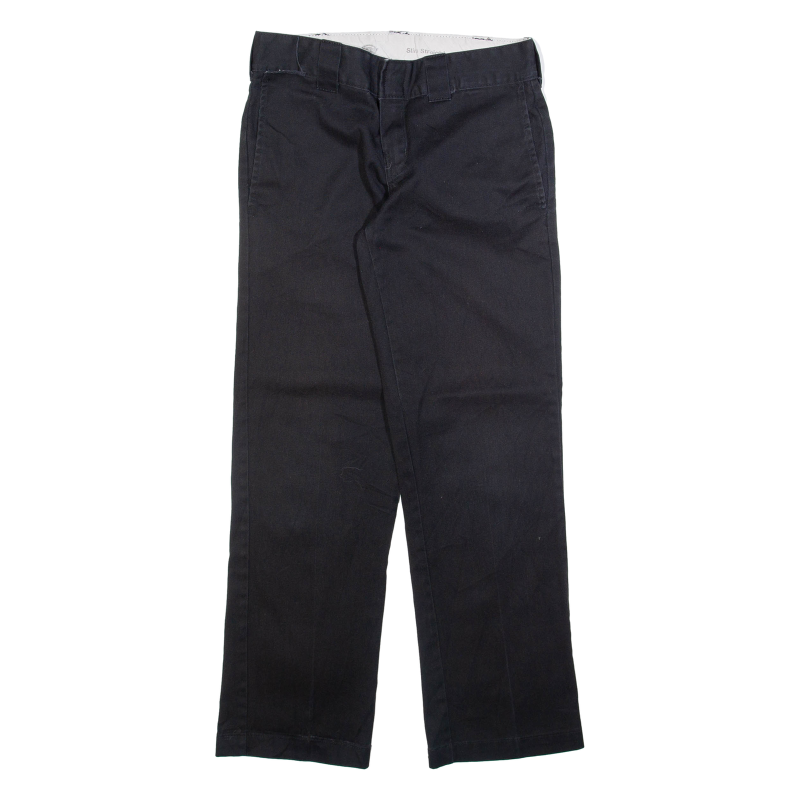 DICKIES Mens Trousers Black Slim Straight W28 L30 Refurbished - N/A refurbished available on Cerqular