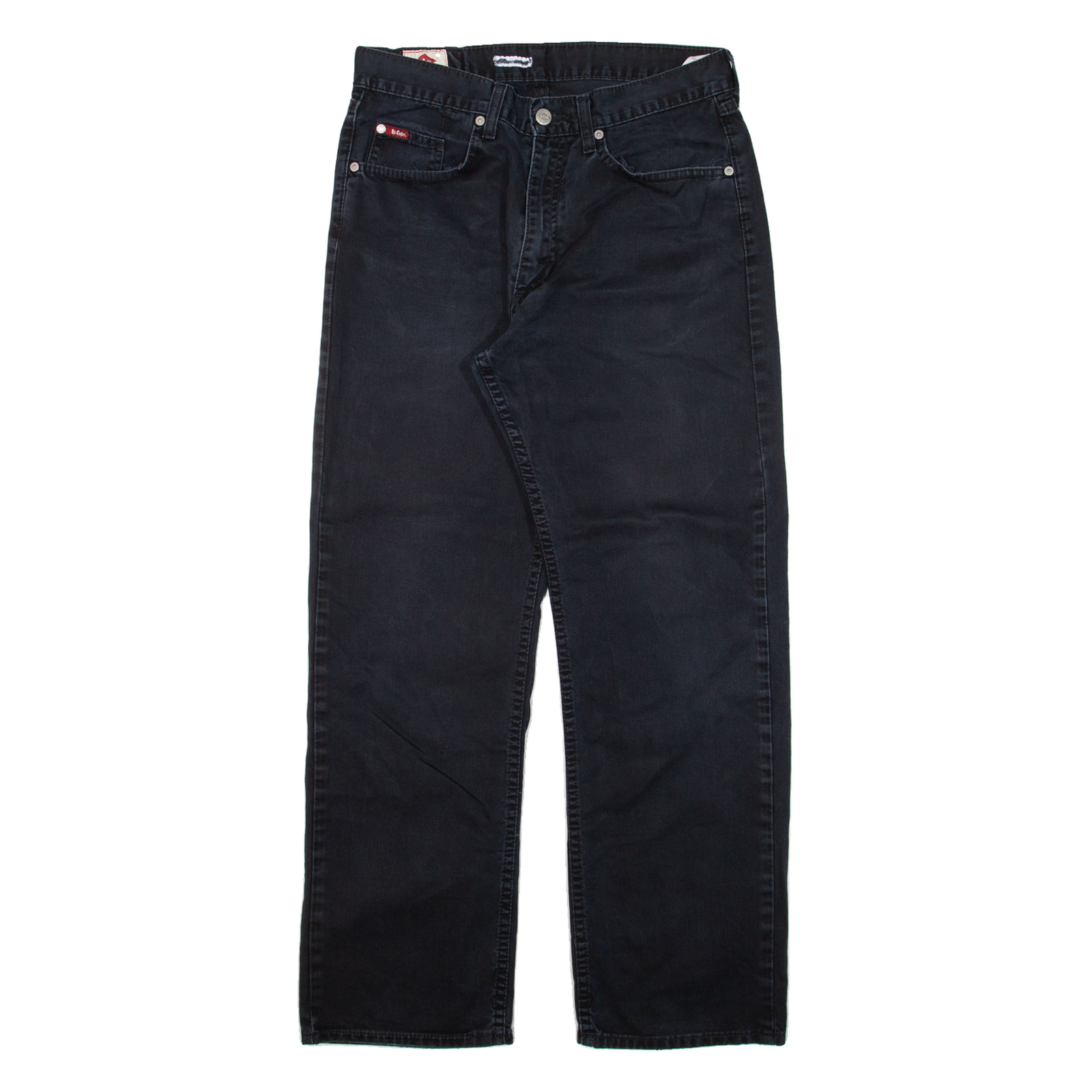 LEE COOPER Mens Trousers Black Regular Straight W30 L28 Refurbished - N/A refurbished available on Cerqular