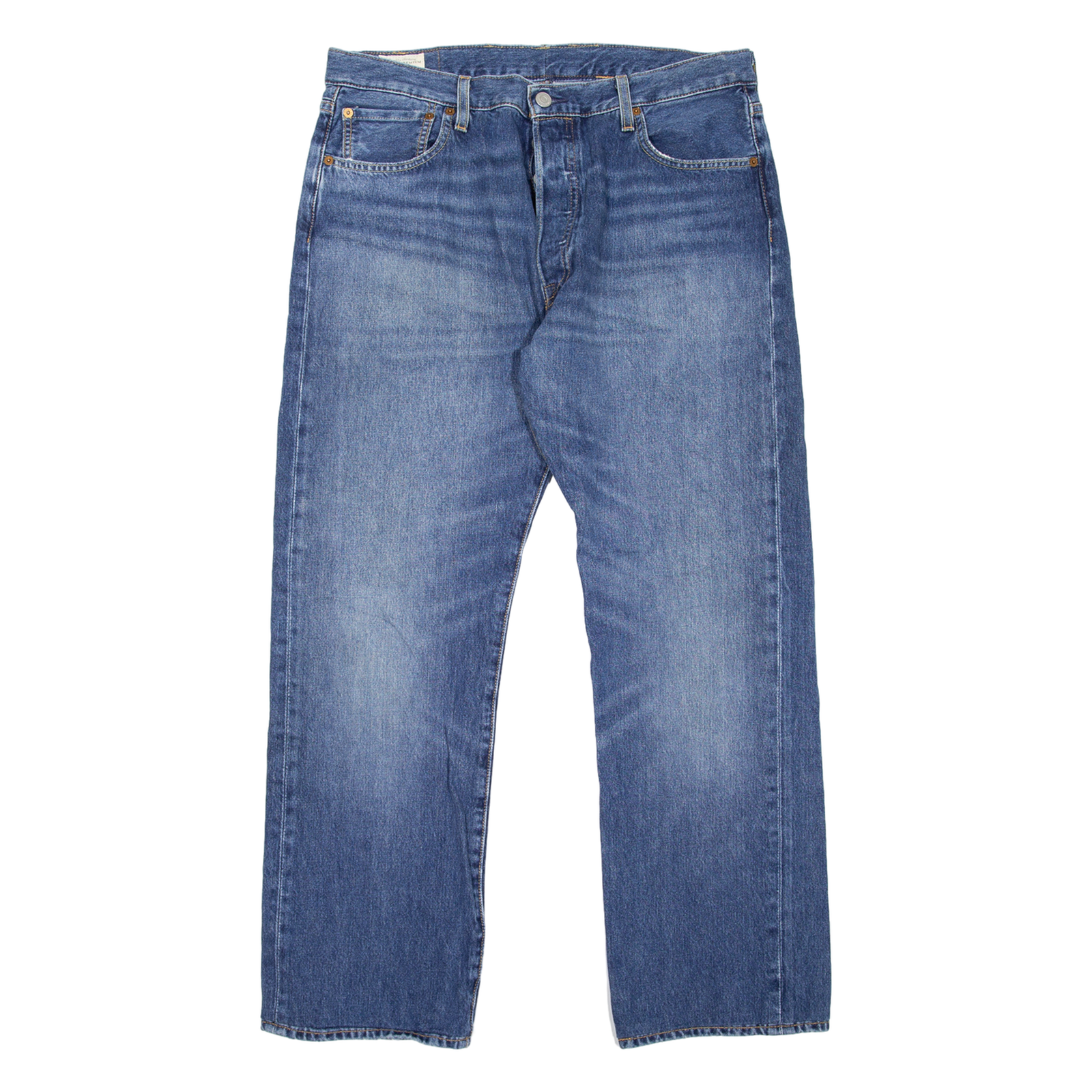 LEVI'S 501 BIG E Jeans Mens Blue Regular Straight Stone Wash W33 L29 Refurbished - N/A refurbished available on Cerqular