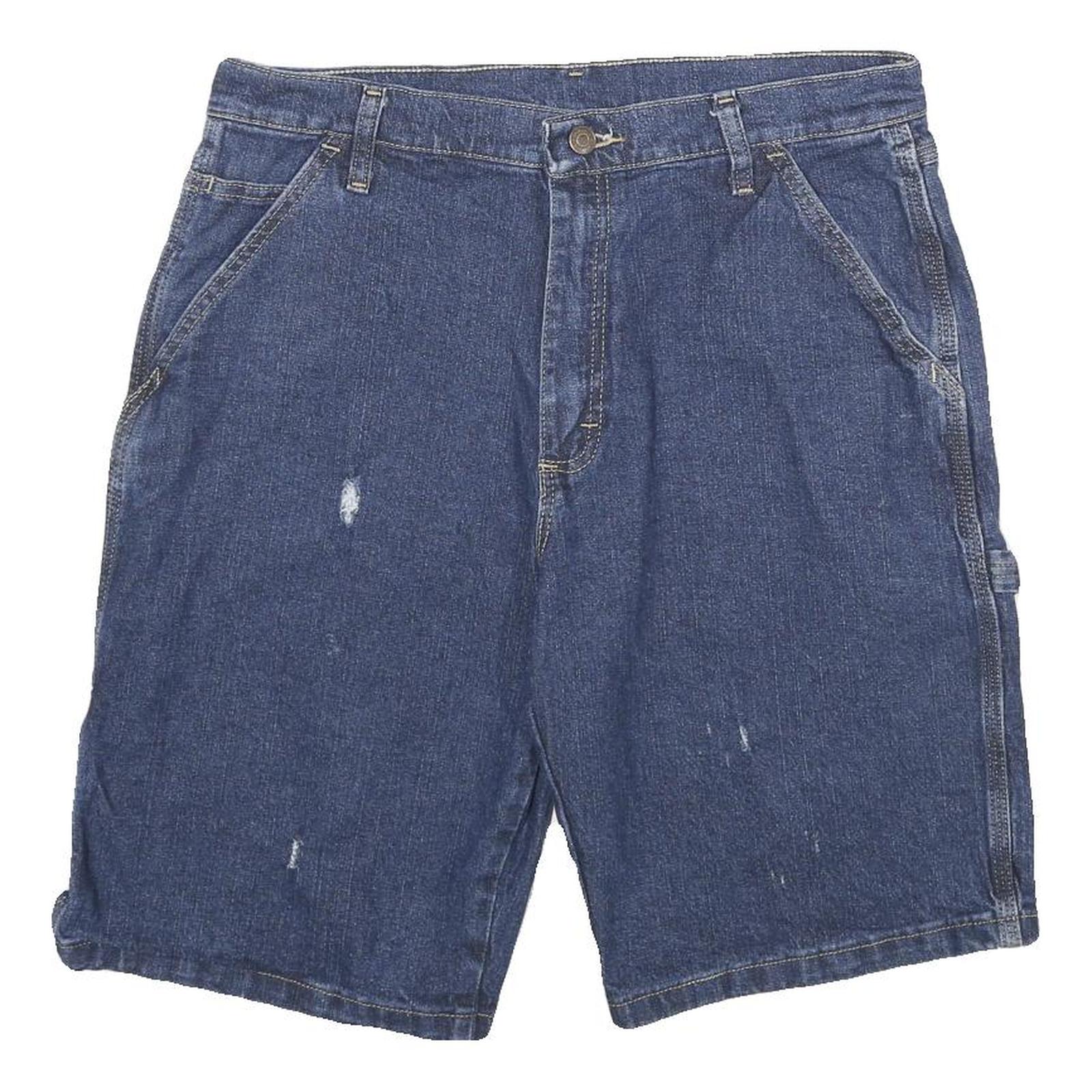 Buy WRANGLER Mens Denim Blue Casual Shorts M W32 Cotton Blend Relaxed Fit Refurbished - $25.99 WRANGLER Mens Denim Blue Casual Shorts M W32 Cotton Blend Relaxed Fit Refurbished - N/A refurbished available on Cerqular