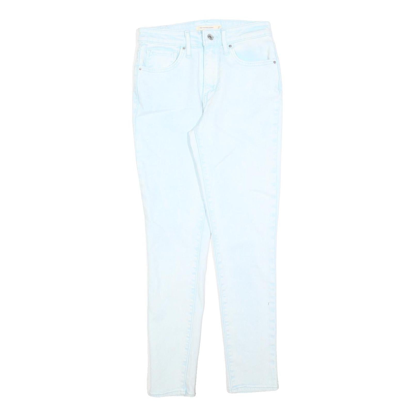 LEVI'S 721 Womens Slim Jeans Denim Light W27 L28 Slim Fit Zip Closure Refurbished - N/A refurbished available on Cerqular