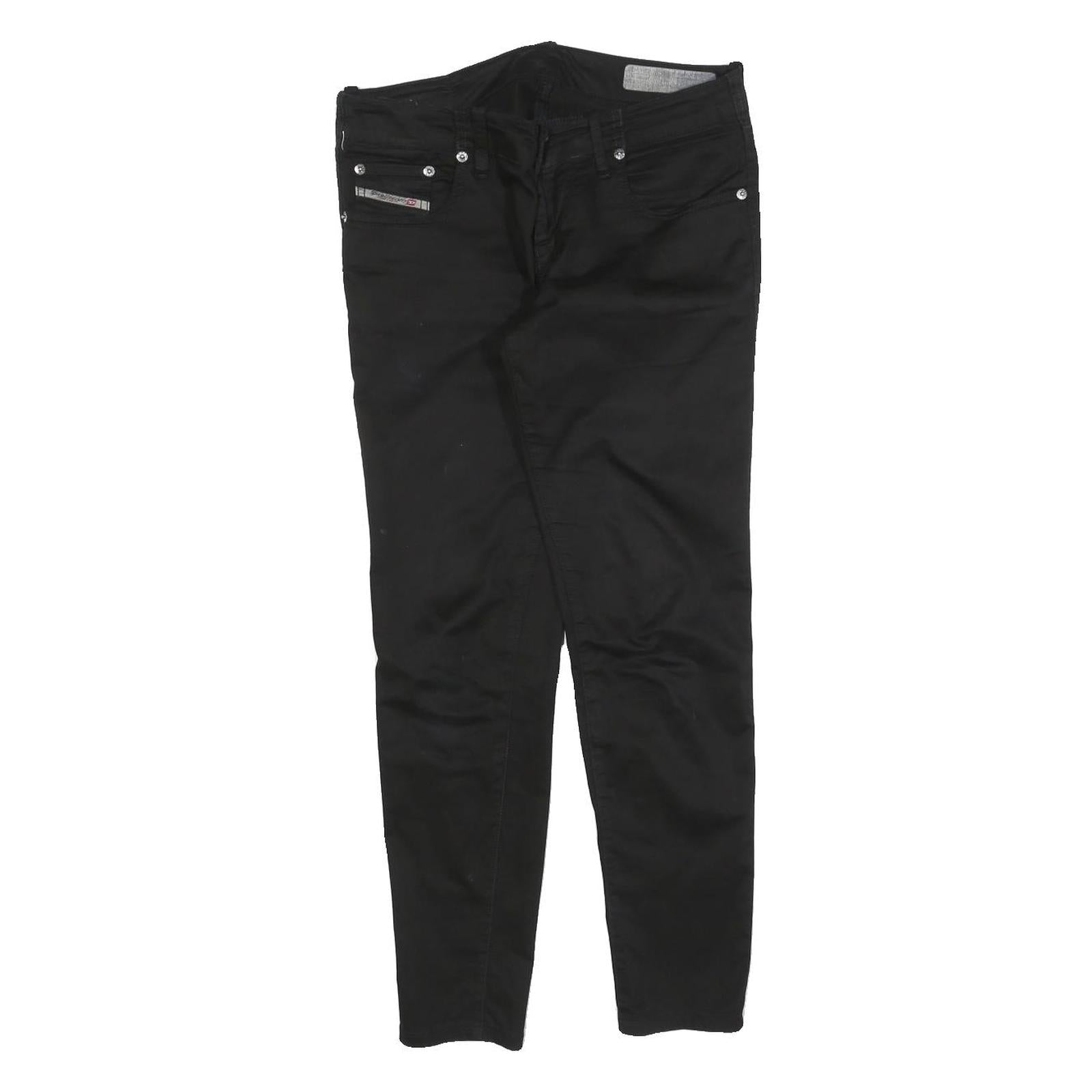Buy DIESEL Womens Cotton Blend Black Slim Skinny Trousers W32 L26 Zip Closure Refurbished - $36.39 DIESEL Womens Cotton Blend Black Slim Skinny Trousers W32 L26 Zip Closure Refurbished - N/A refurbished available on Cerqular