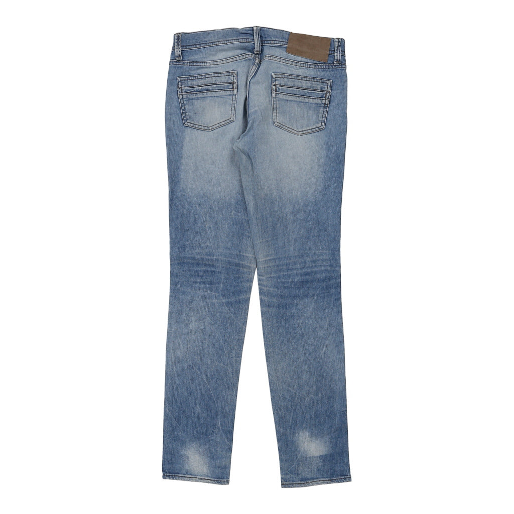 Buy Benetton Jeans - 28W UK 4 Blue Cotton Refurbished - $16.87 Benetton Jeans - 28W UK 4 Blue Cotton Refurbished - Thrifted (note: this is a term often used to describe second- refurbished available on Cerqular