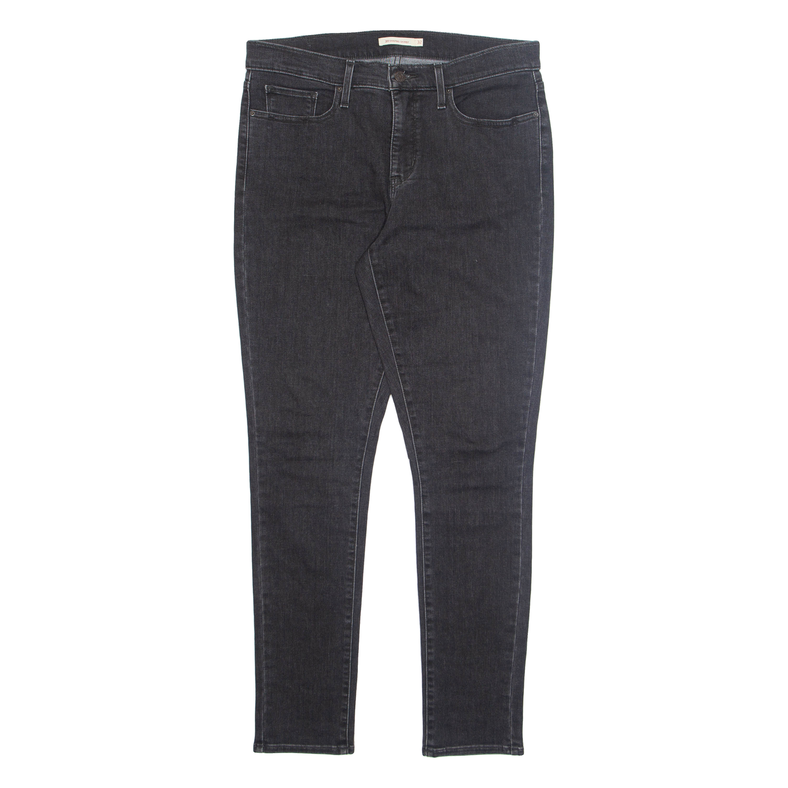 LEVI'S Womens Jeans Grey Regular Skinny W32 L32 Refurbished - N/A refurbished available on Cerqular