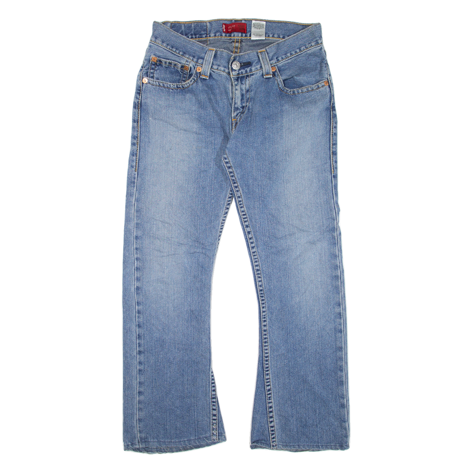 LEVI'S Womens Jeans Blue Regular Bootcut W32 L27 Refurbished - N/A refurbished available on Cerqular