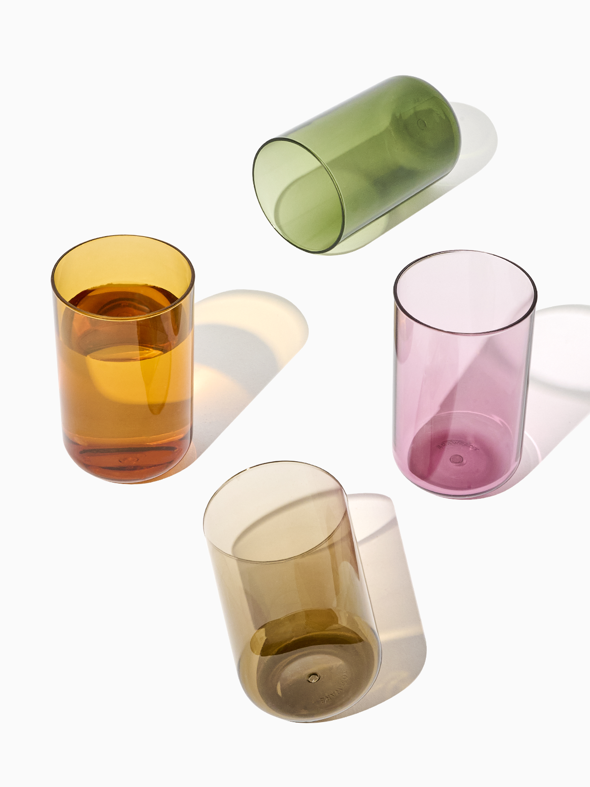 RESERVE 10oz Tumbler Tritan™ Copolyester Glass - Mixed Color Set | Size: 8 Pack Refurbished - Tossware refurbished available on Cerqular