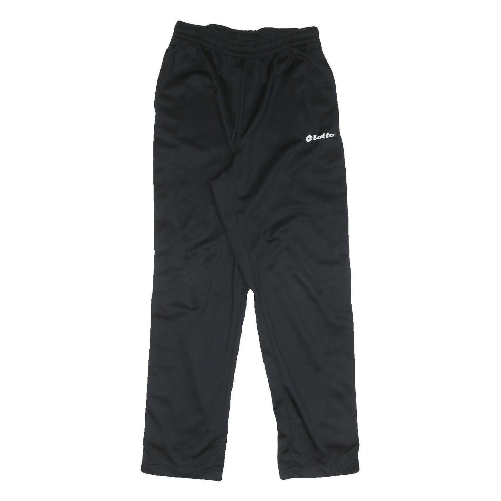 LOTTO Mens Joggers Black & White M W28 L29 Sport Logo Track Pants Athletic Refurbished - N/A refurbished available on Cerqular
