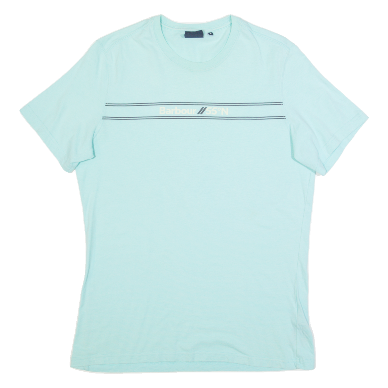 BARBOUR Mens T-Shirt Blue S Refurbished - N/A refurbished available on Cerqular