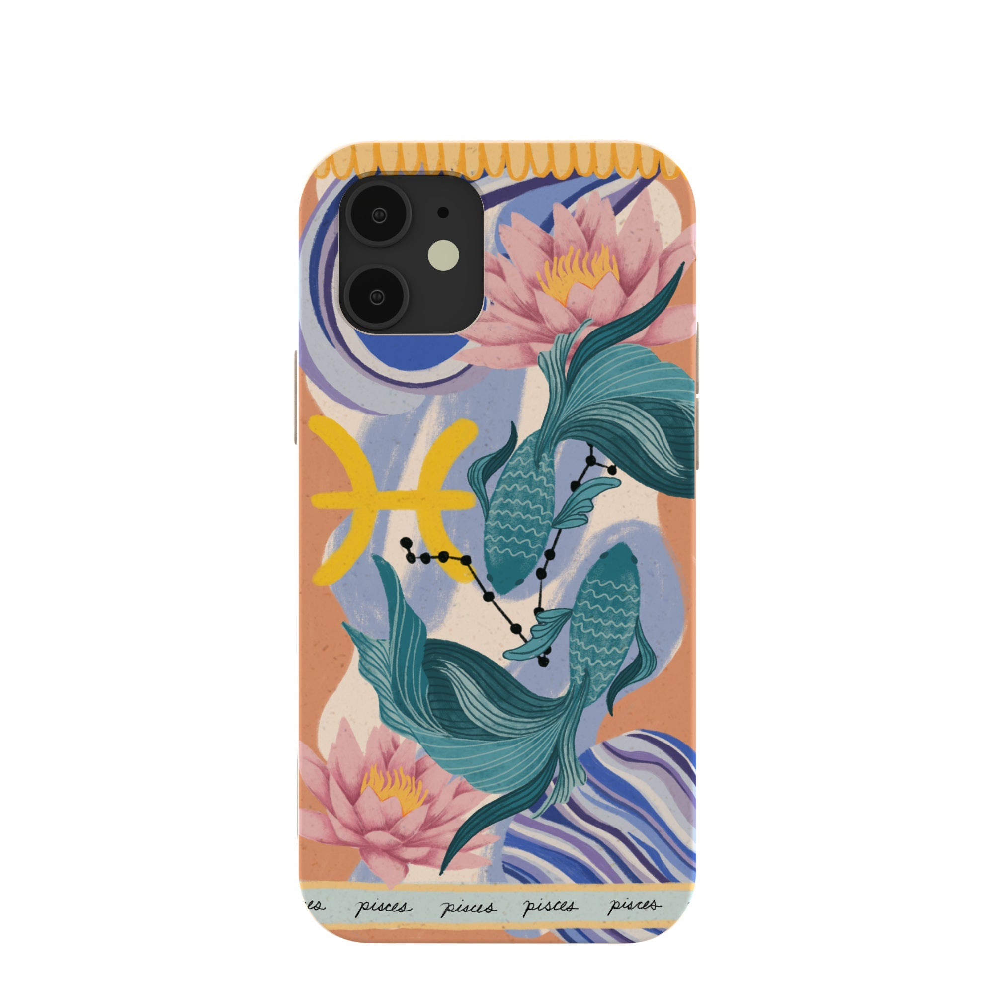 Seashell Pisces Fish iPhone 12/ iPhone 12 Pro Case Refurbished - Pela Case refurbished available on Cerqular