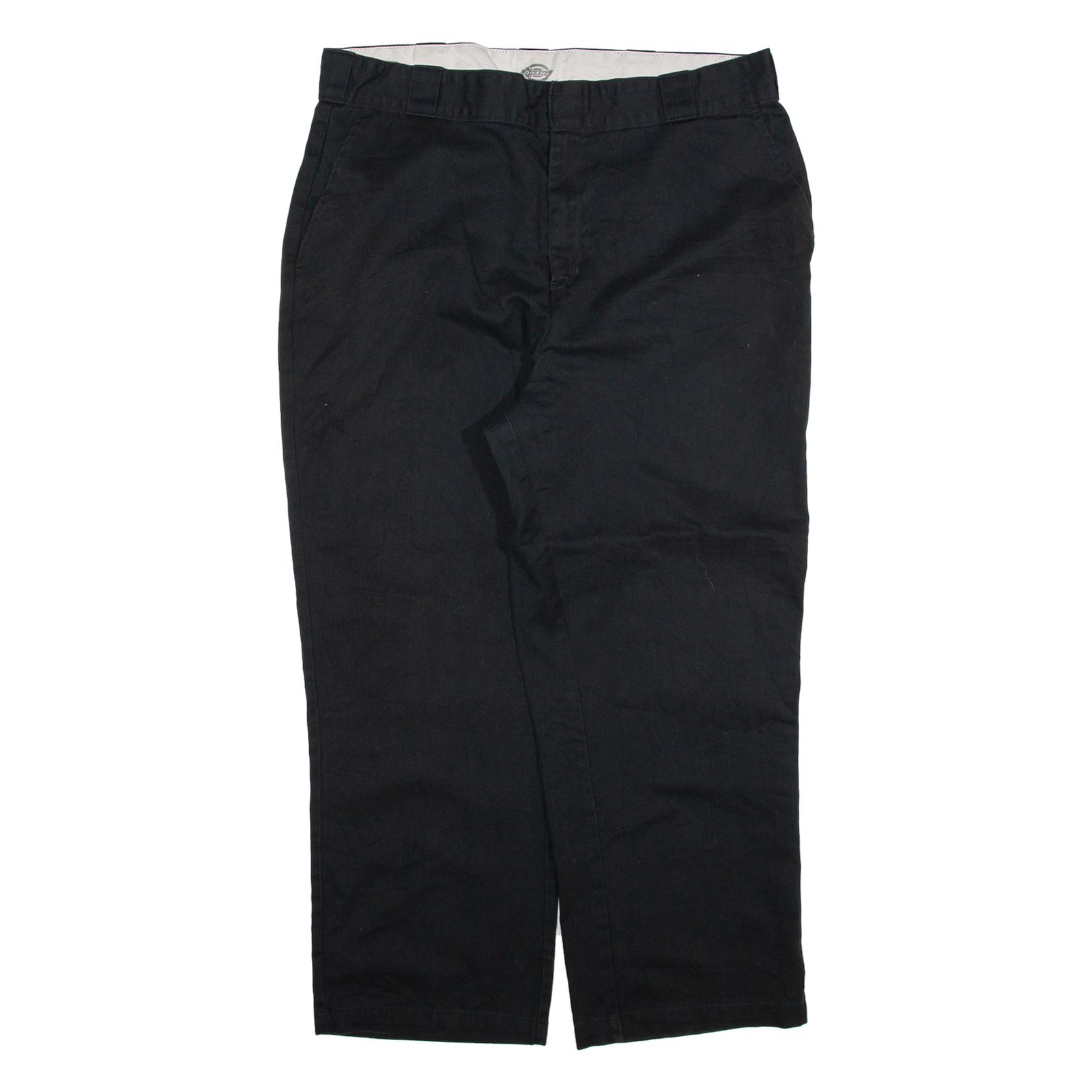 DICKIES Womens Trousers Black Relaxed Straight W38 L26 Refurbished - N/A refurbished available on Cerqular