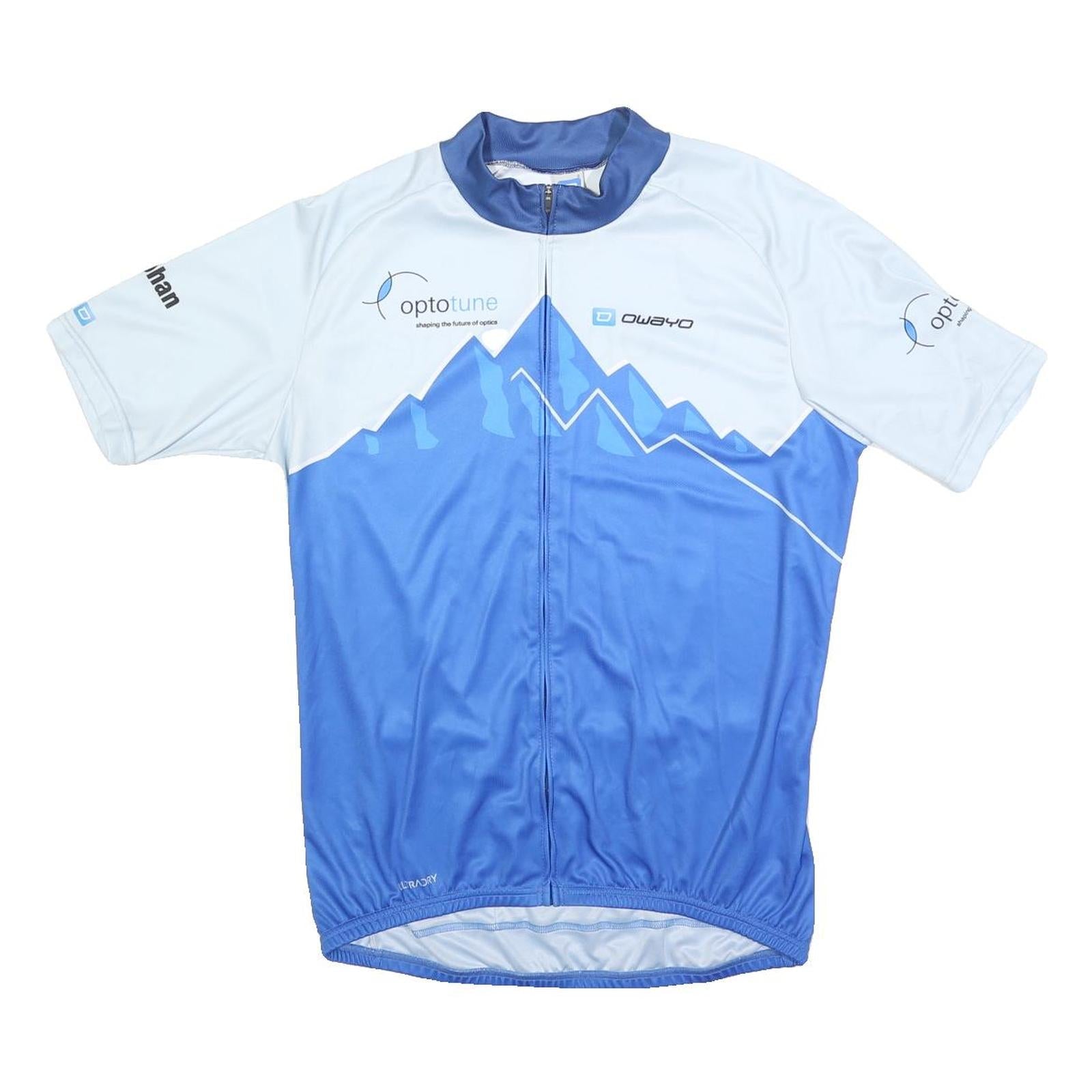 Buy OWAYO Mens Blue & White Cycling Jersey M Short Sleeve Round Neck Optotune Logo Refurbished - $23.39 OWAYO Mens Blue & White Cycling Jersey M Short Sleeve Round Neck Optotune Logo Refurbished - N/A refurbished available on Cerqular