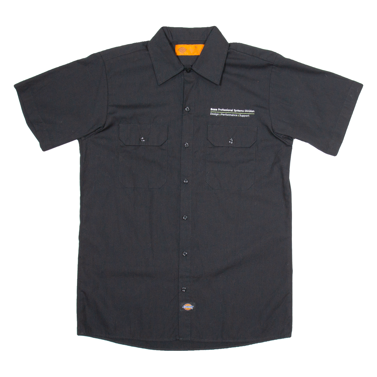DICKIES Design Performance Support Mens Worker Shirt Black M Refurbished - N/A refurbished available on Cerqular