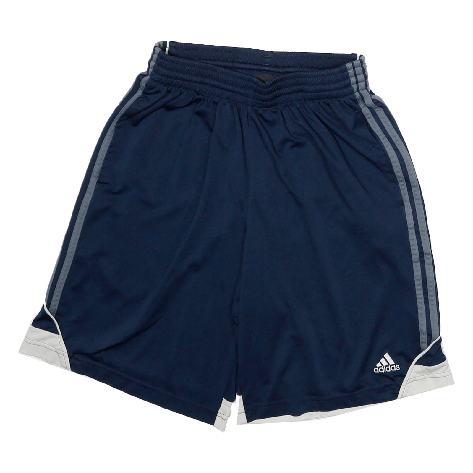 ADIDAS Mens Navy Blue Sports Casual Shorts M W24 Polyester Blend Athletic Refurbished - N/A refurbished available on Cerqular