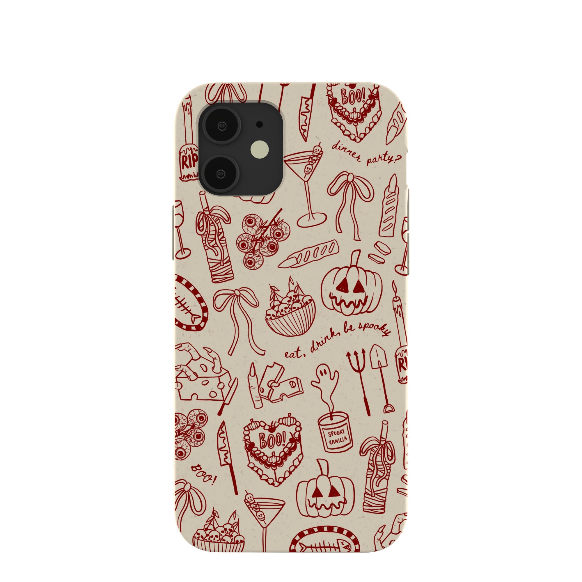 London Fog Spooky Dinner Party iPhone 12/ iPhone 12 Pro Case Refurbished - Pela Case refurbished available on Cerqular