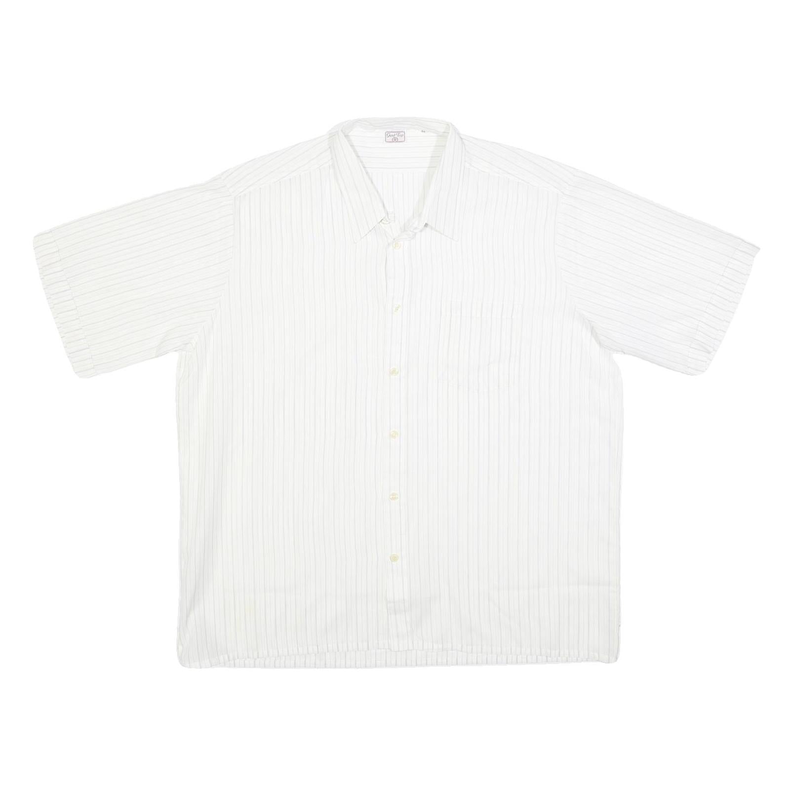 Buy GENT TOP Mens White & Light Grey Striped Shirt L Cotton Blend Summer Casual Refurbished - $16.89 GENT TOP Mens White & Light Grey Striped Shirt L Cotton Blend Summer Casual Refurbished - N/A refurbished available on Cerqular