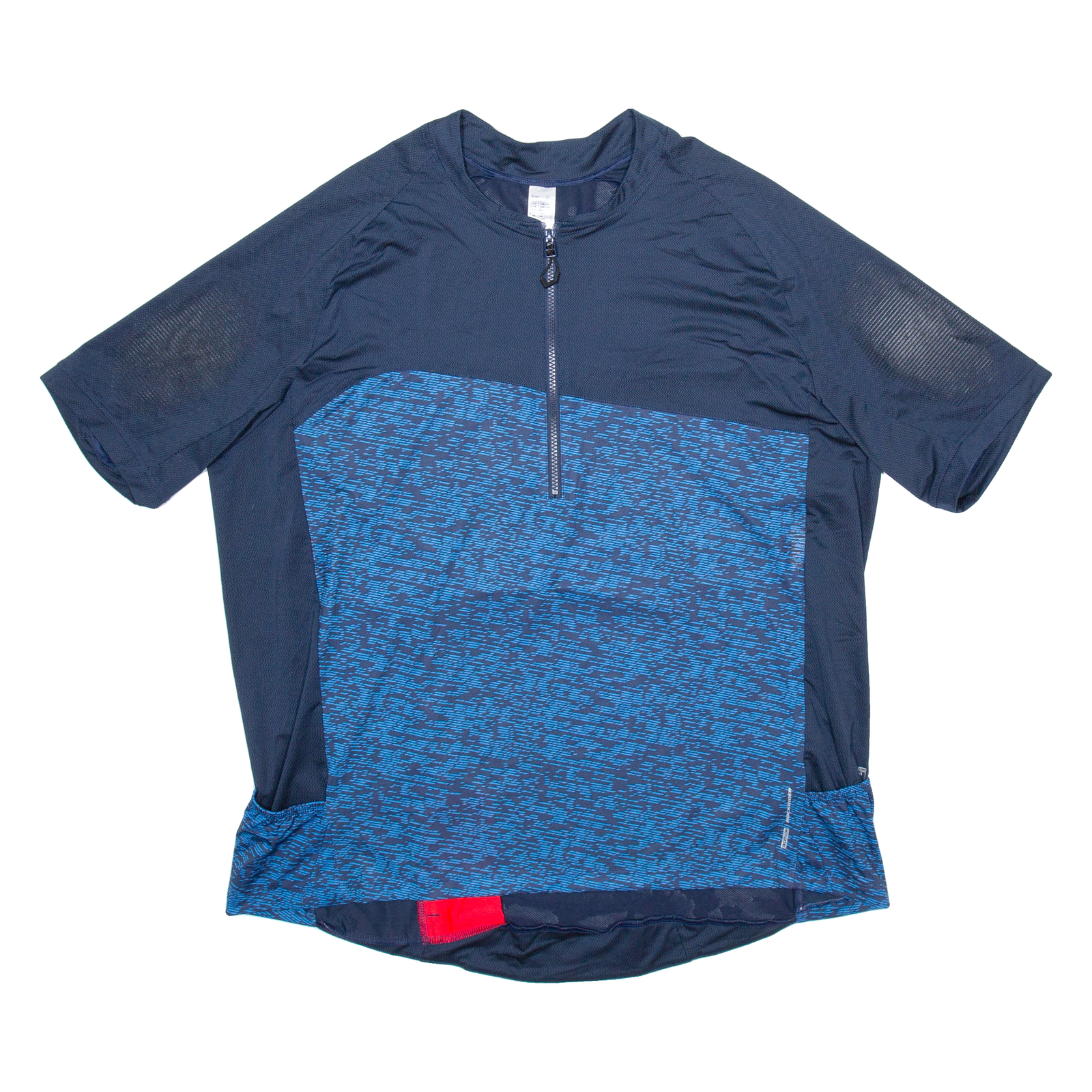 DECATHLON Cycling Mens Jersey Blue 1/2 Zip 2XL Refurbished - N/A refurbished available on Cerqular